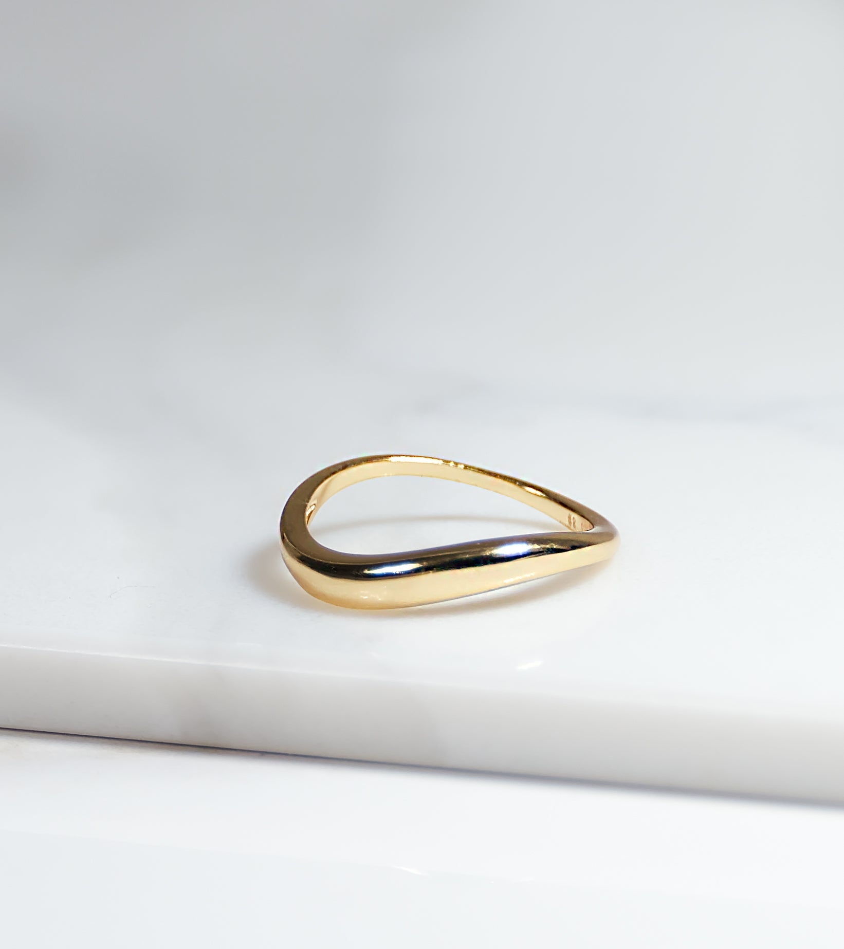 Organic Gold Colour Ring