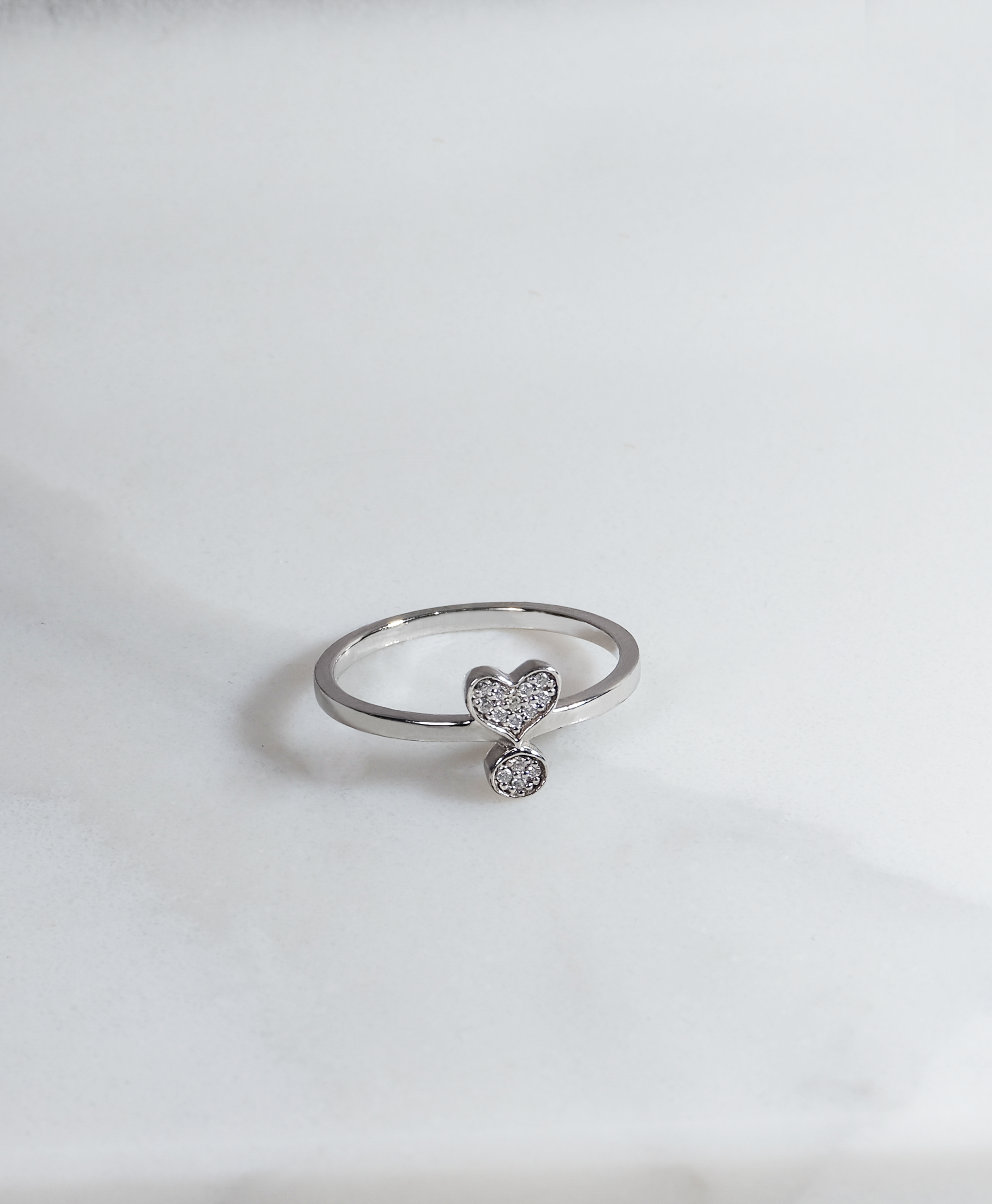 Heart Sparkle Elegance Ring
