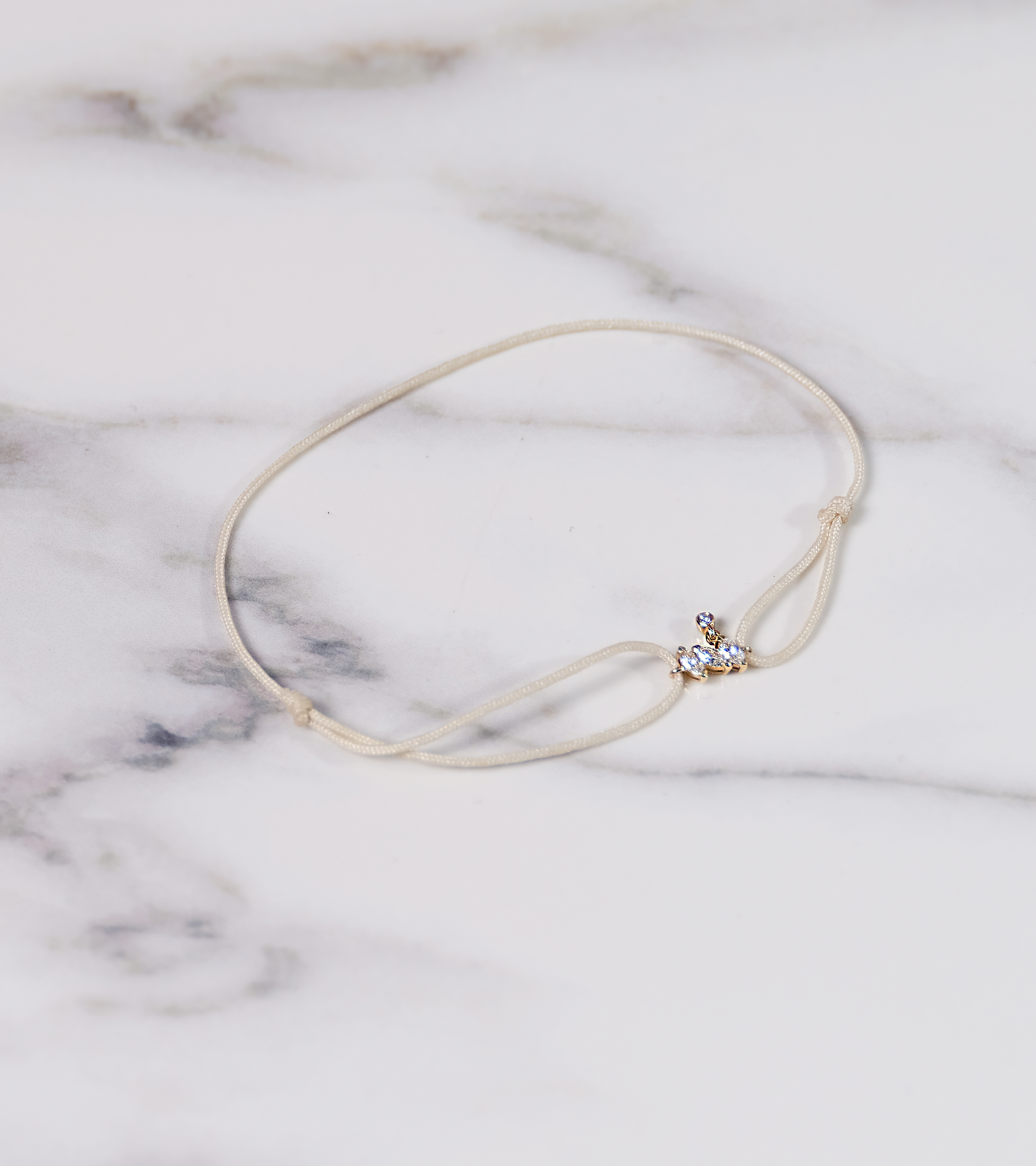 Elegant Crystal Charm Bracelet