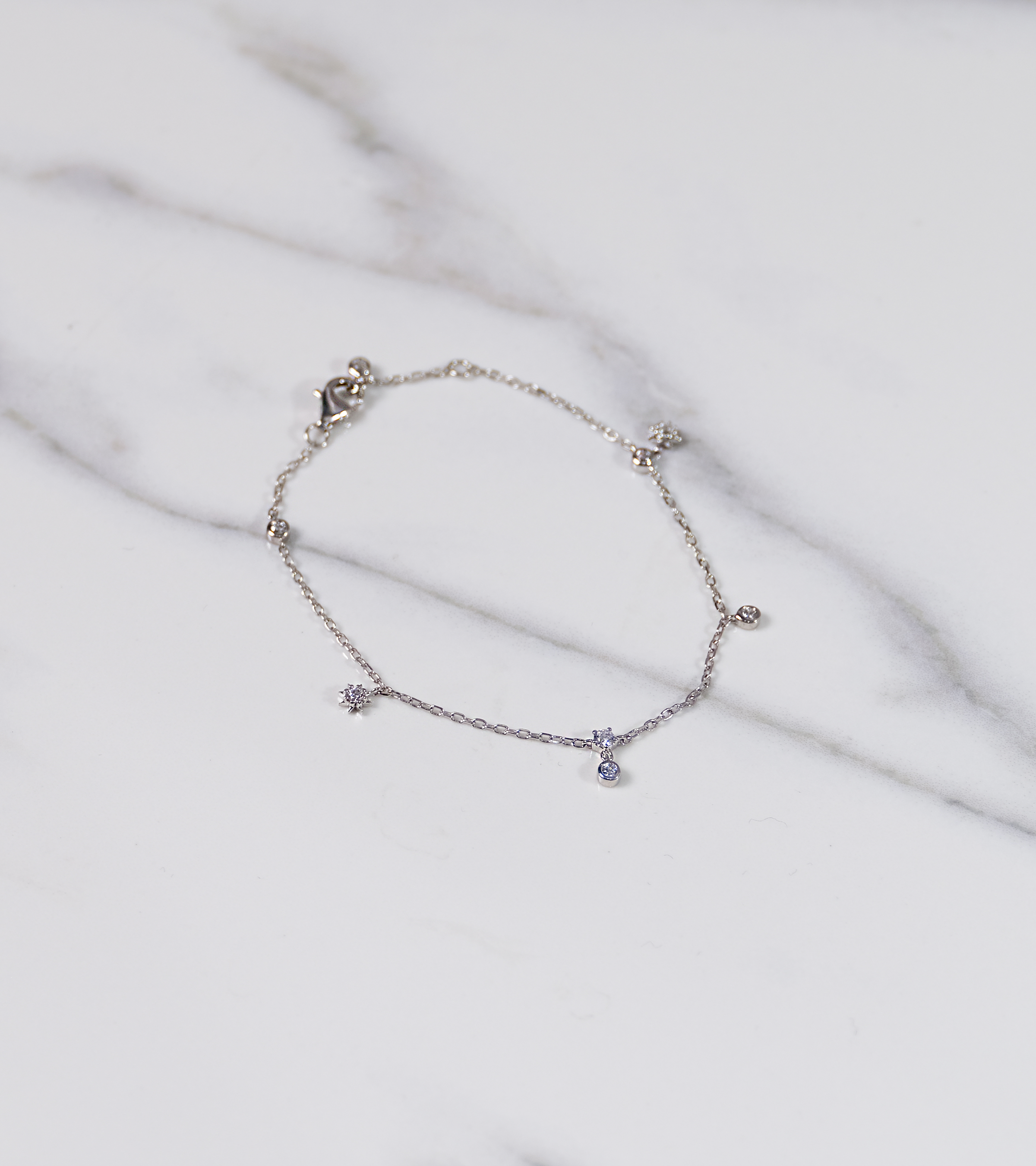 Diamond Droplet Bracelet