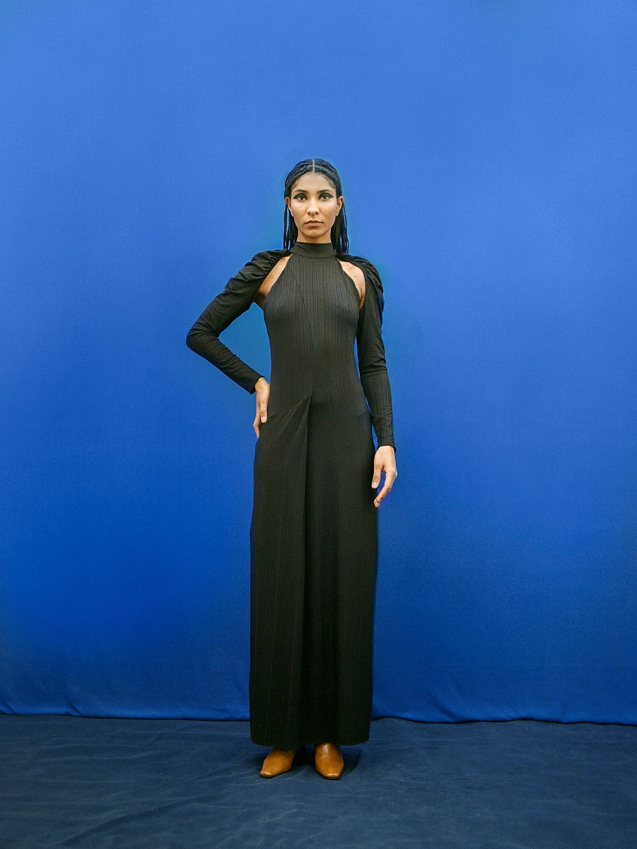 Camelia Tencel Rib Jersey Dress