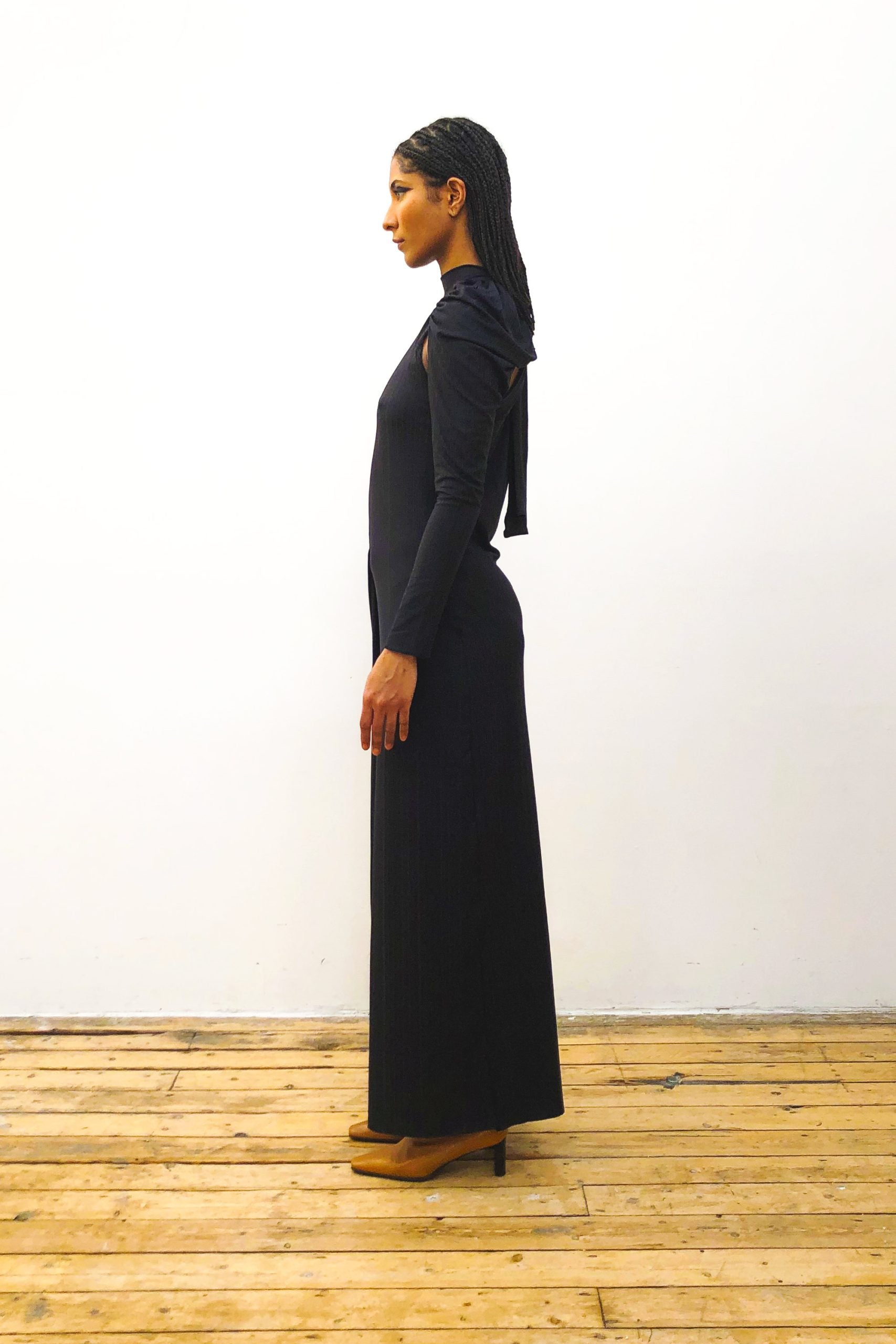 Camelia Tencel Rib Jersey Dress