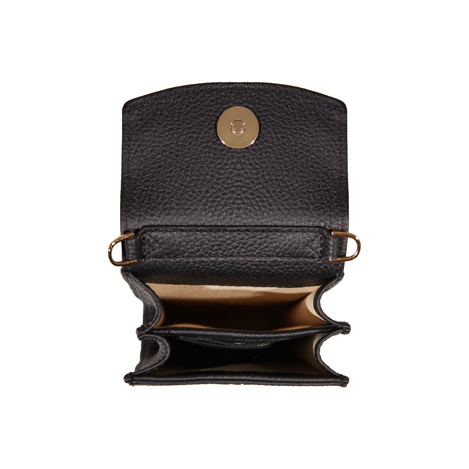 Cornwall, Black Phone Crossbody Bag