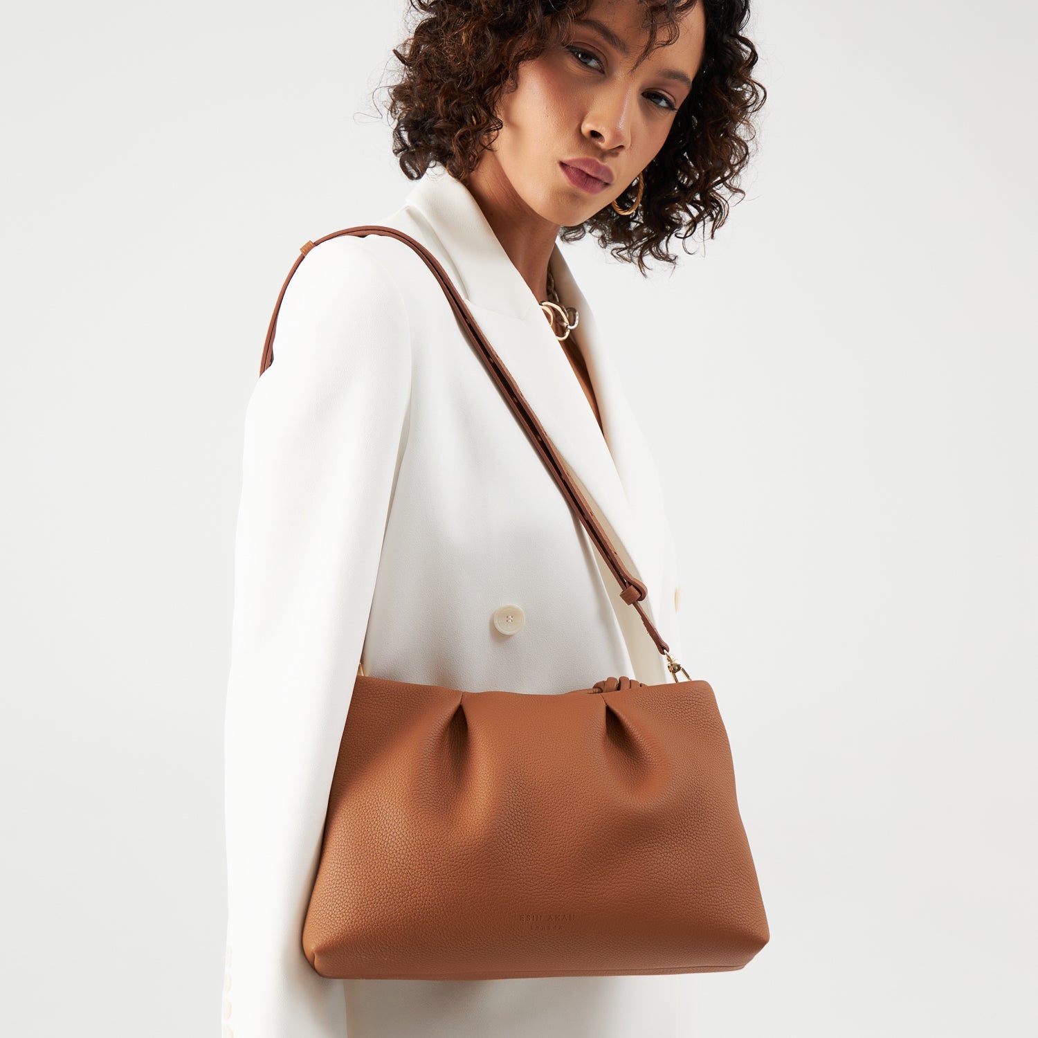 Midi Belgravia Crossbody Bag, Tan