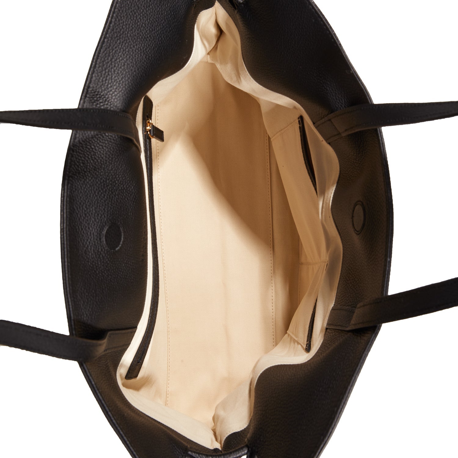 Emma, Black Leather Tote Bag