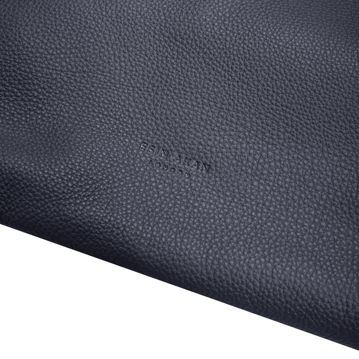 Emma, Navy Leather Tote Bag