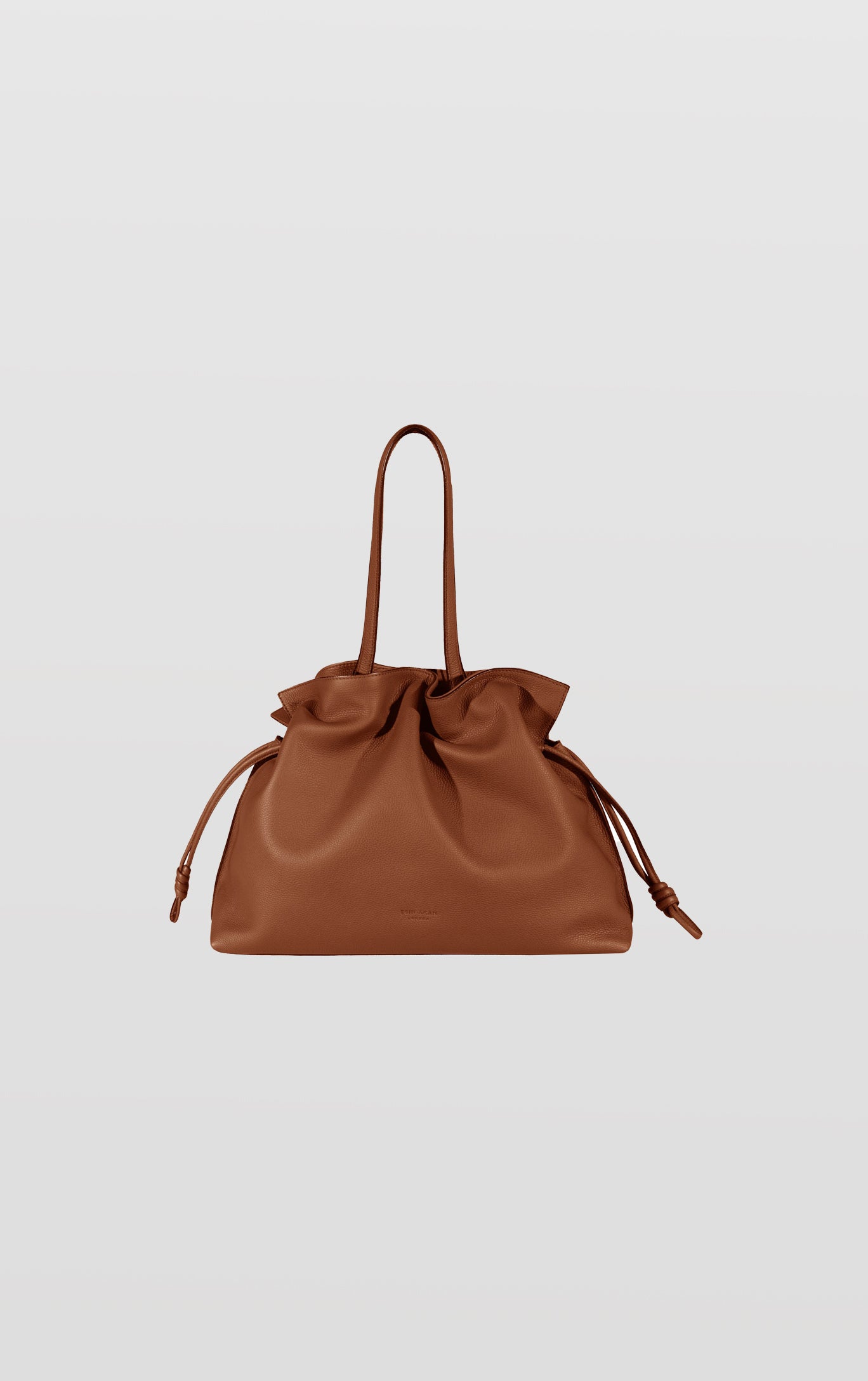 Emma, Tan Leather Tote Bag
