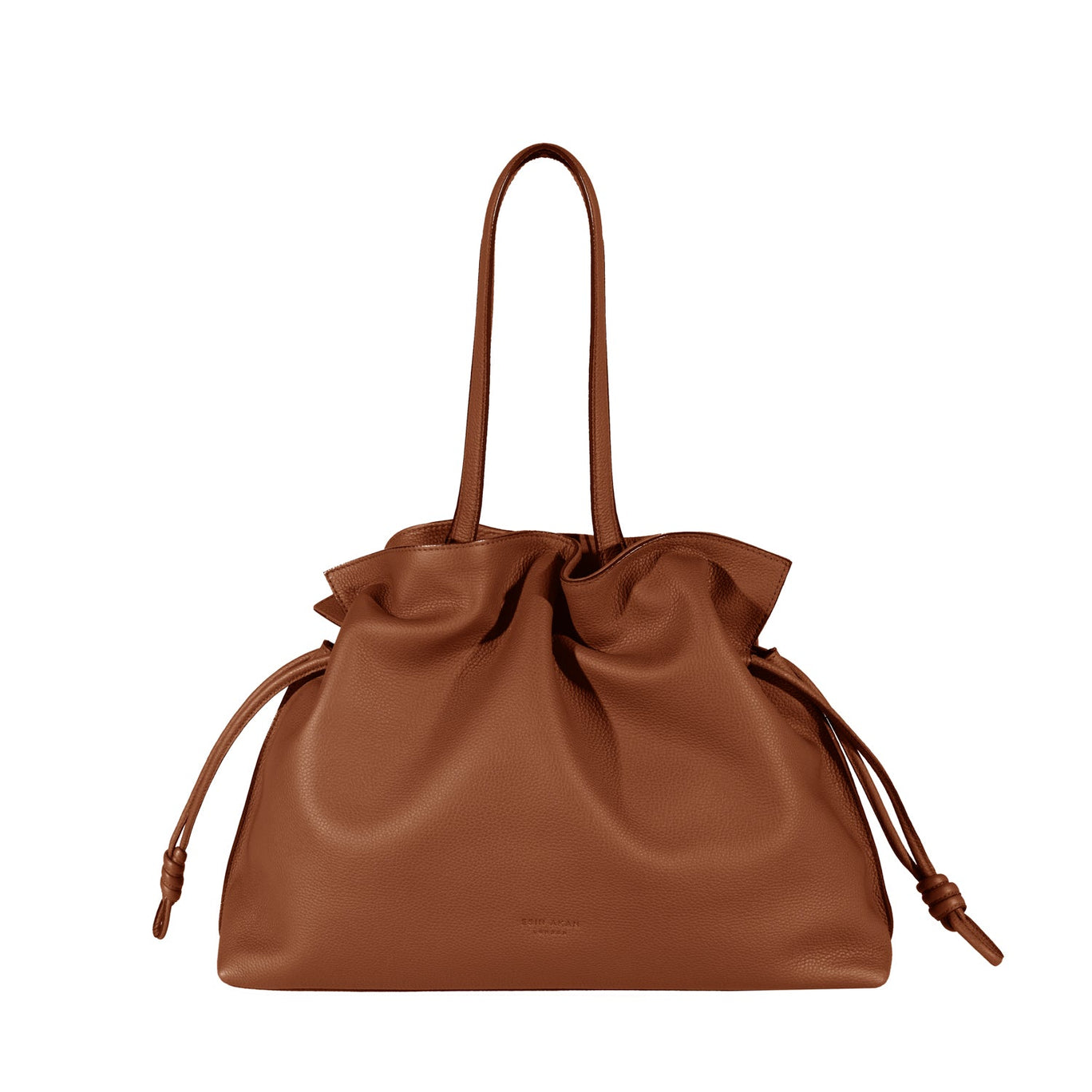 Emma, Tan Leather Tote Bag