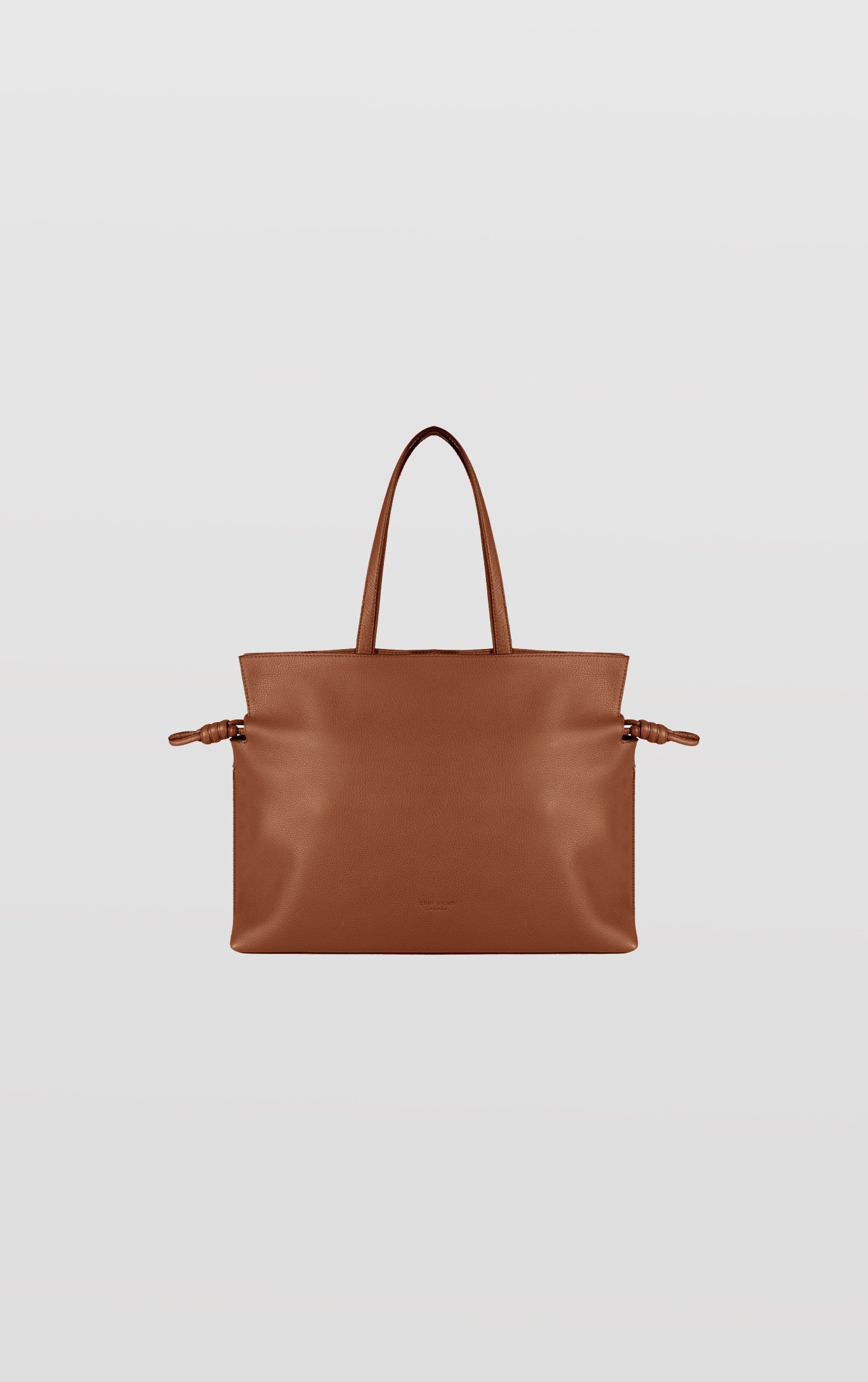 Emma, Tan Leather Tote Bag