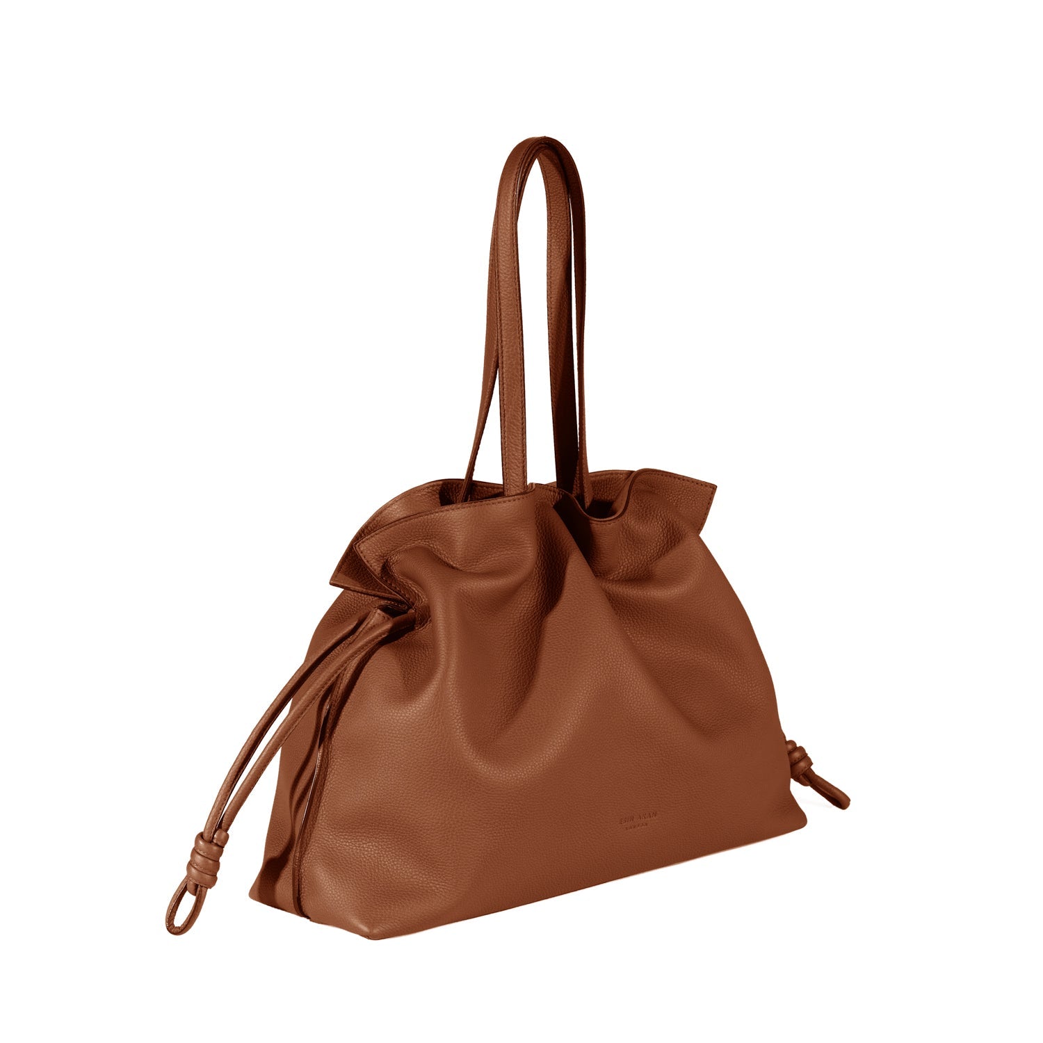 Emma, Tan Leather Tote Bag