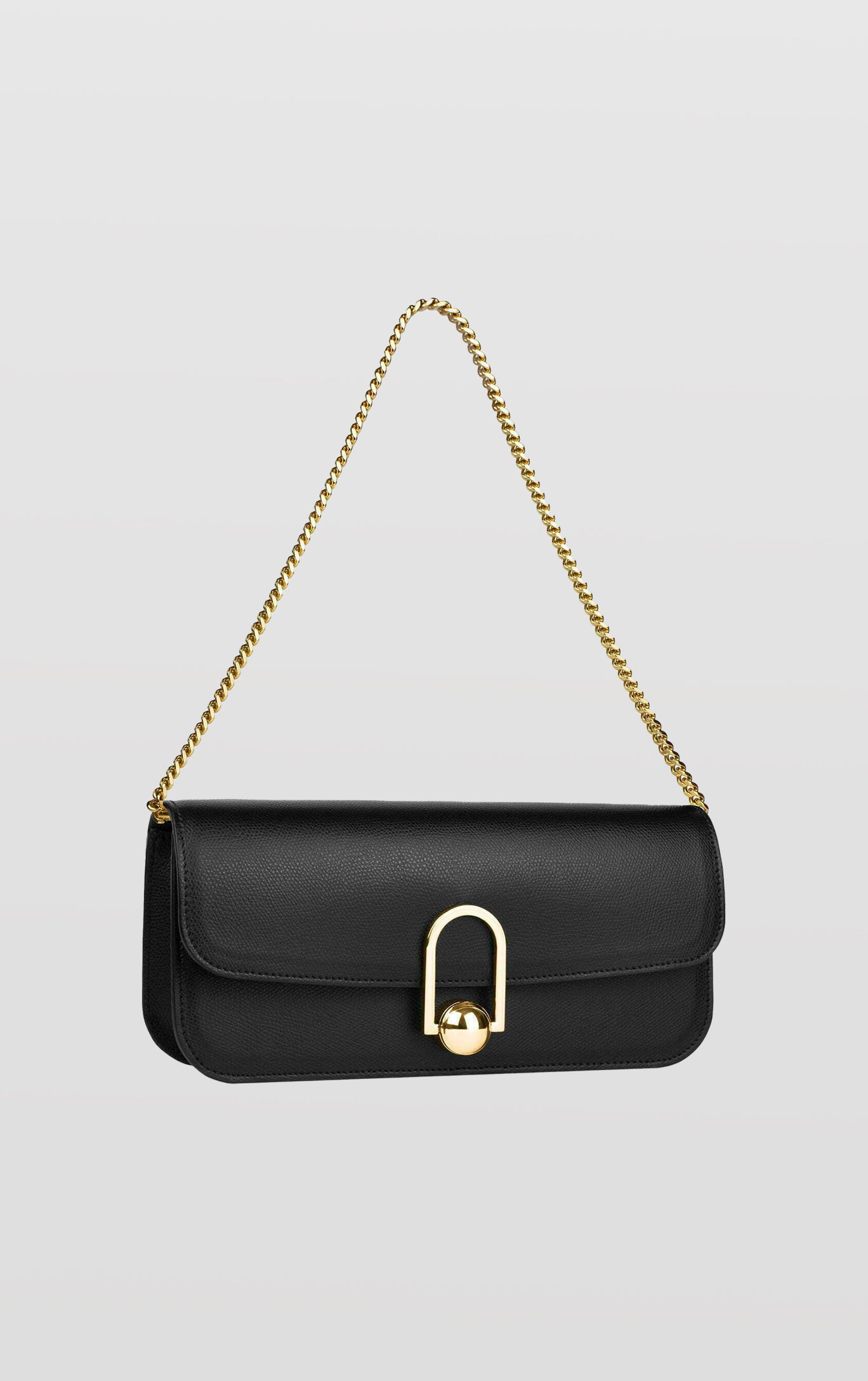 Eon Baguette Chain • Black & Gold