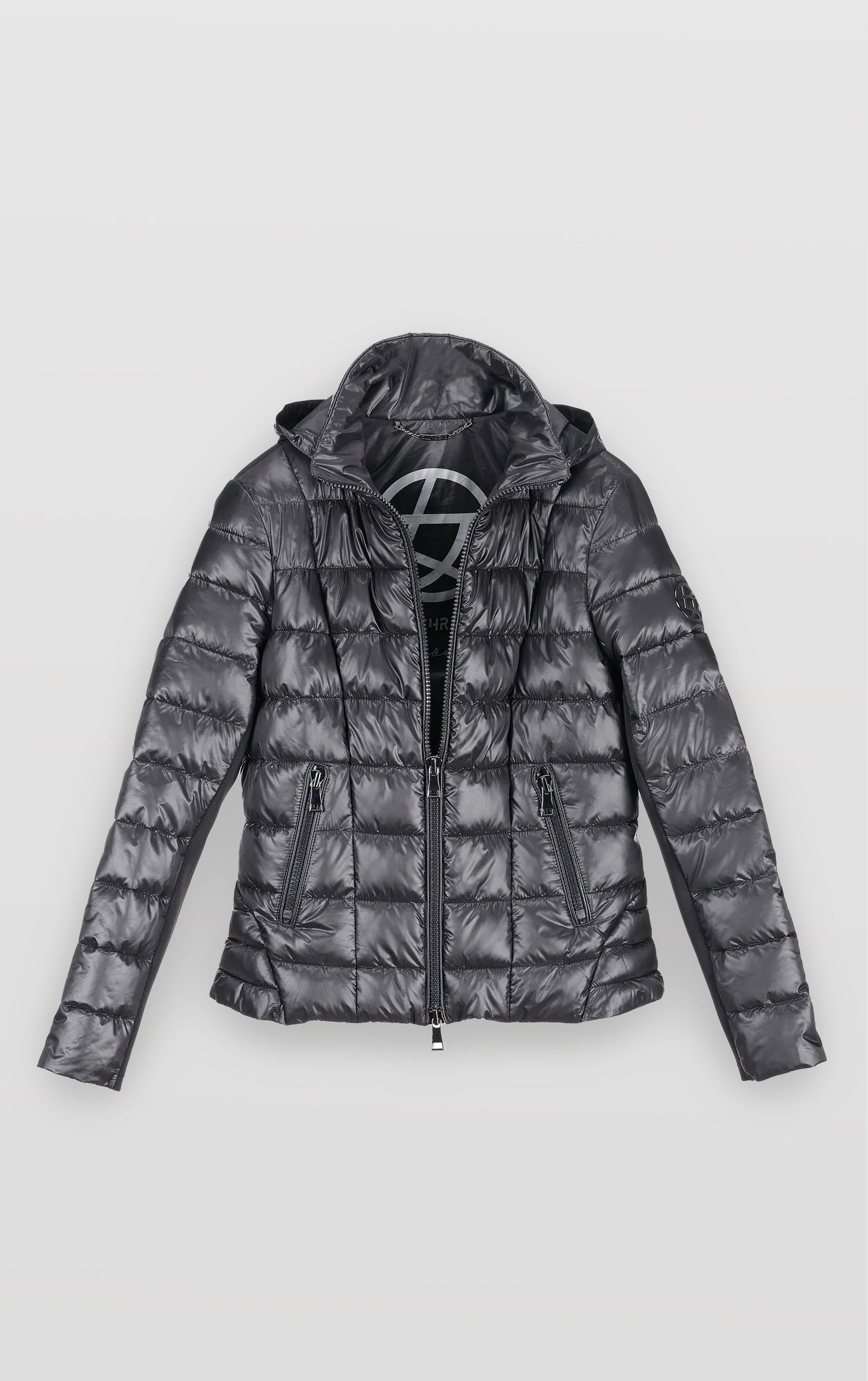 Faraday Black Short Puffer Jacket