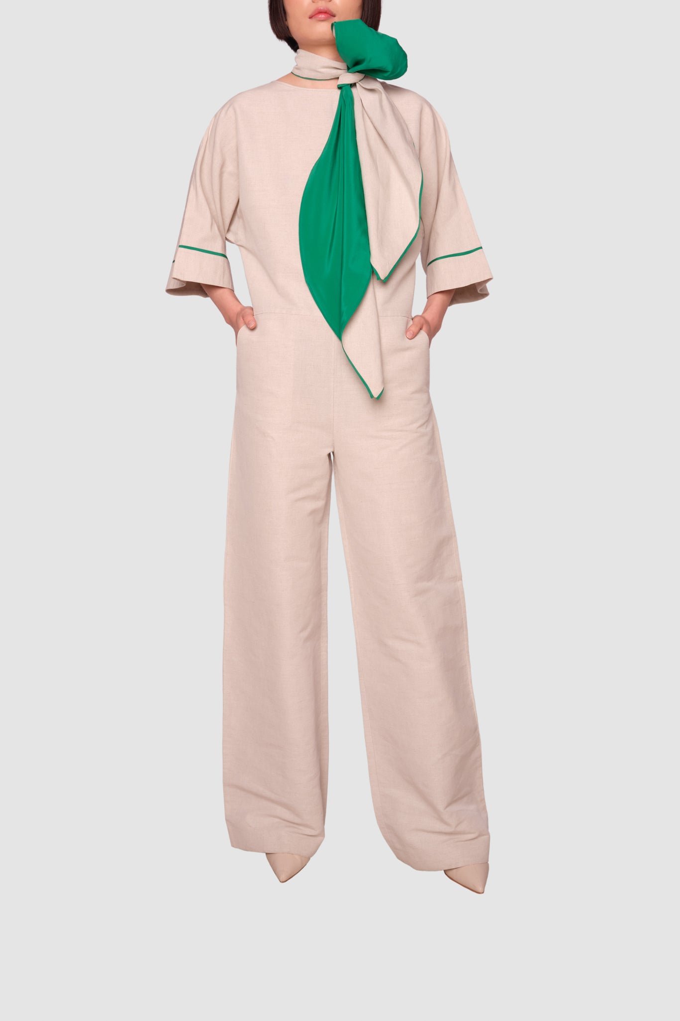 SHAKTI LEAF JUMPSUIT