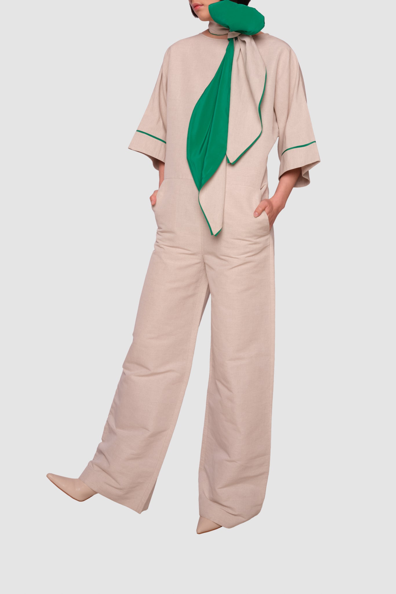 SHAKTI LEAF JUMPSUIT