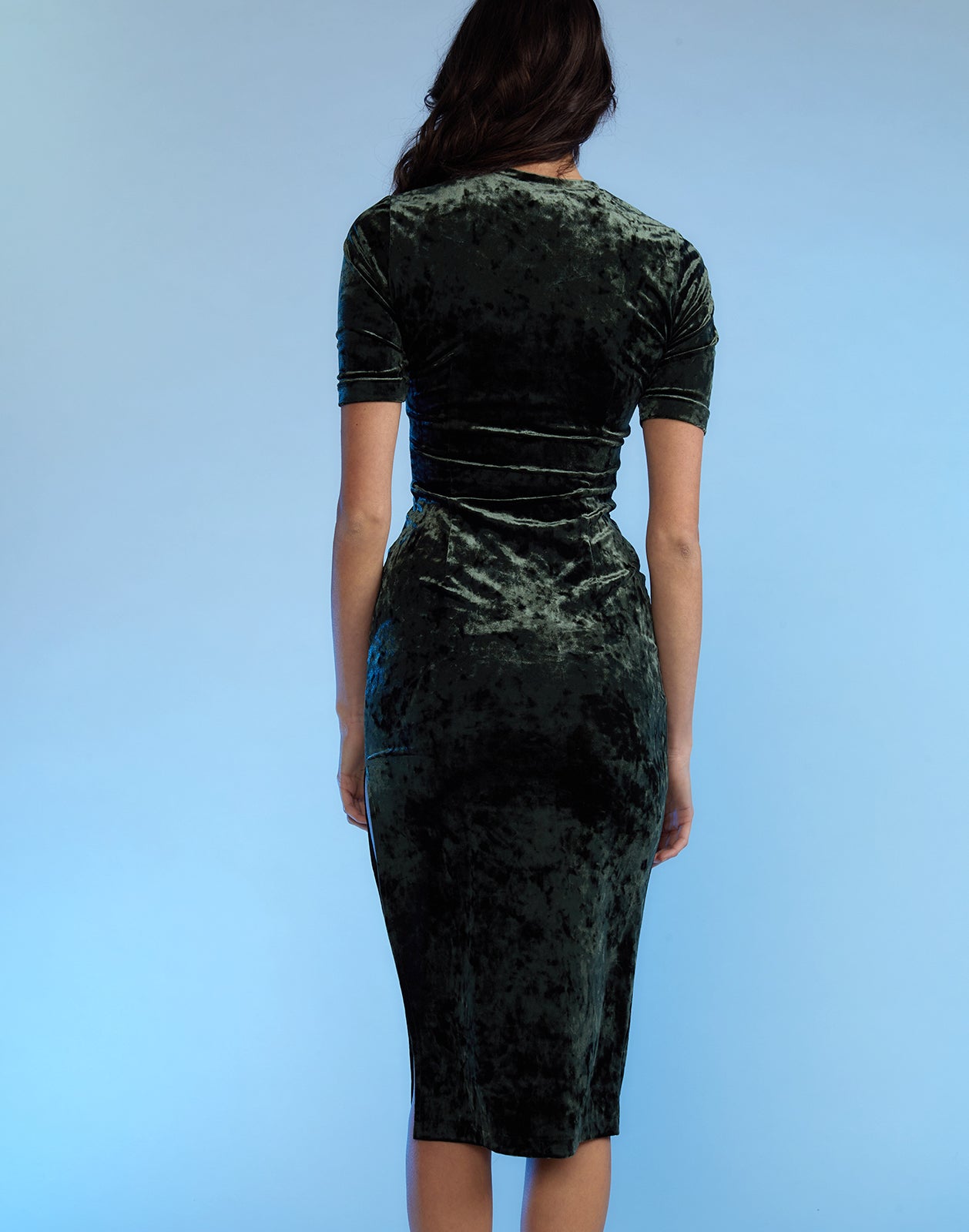 Crushed Velvet Dress