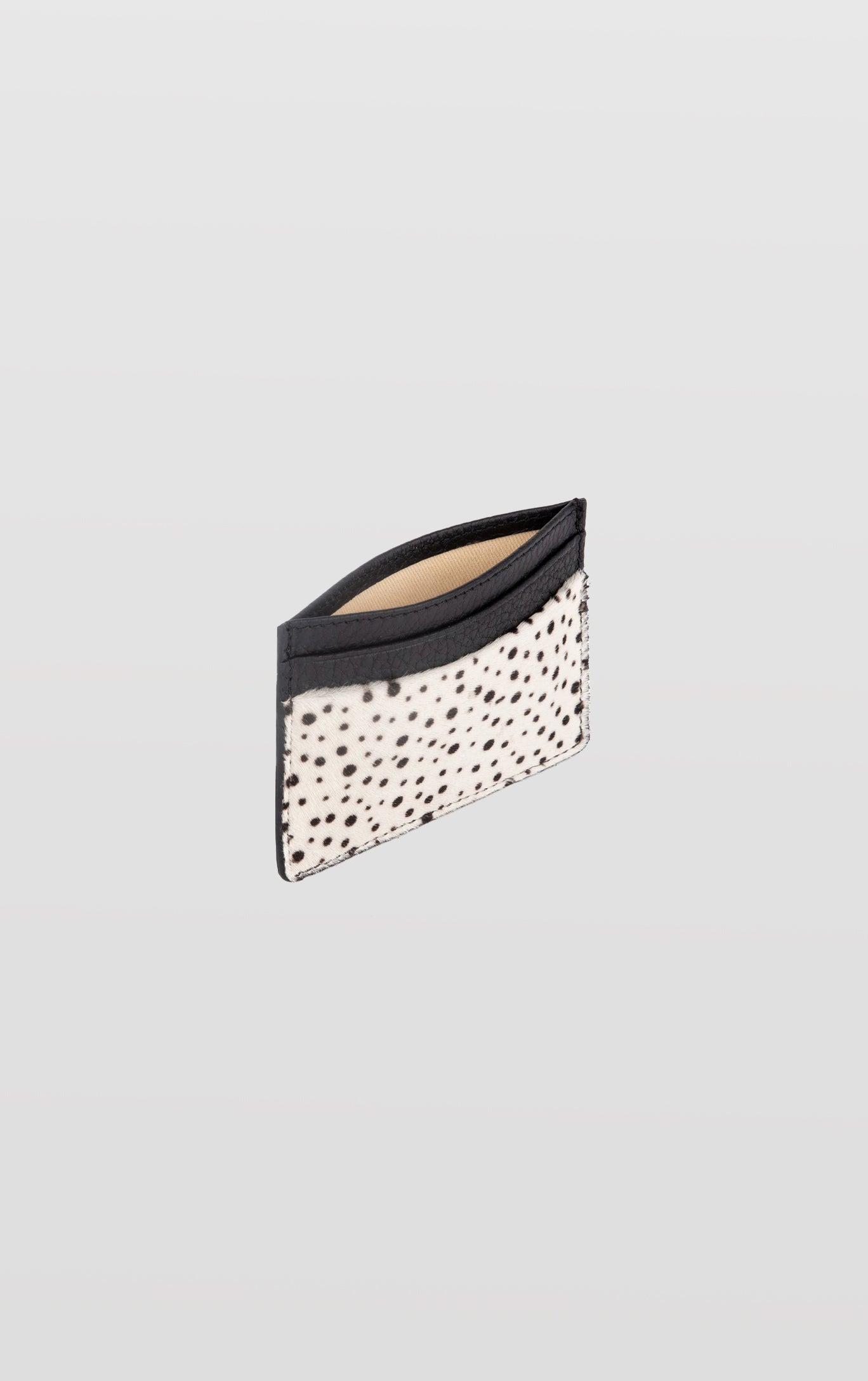 Grace Cheetah Print Leather Card Case
