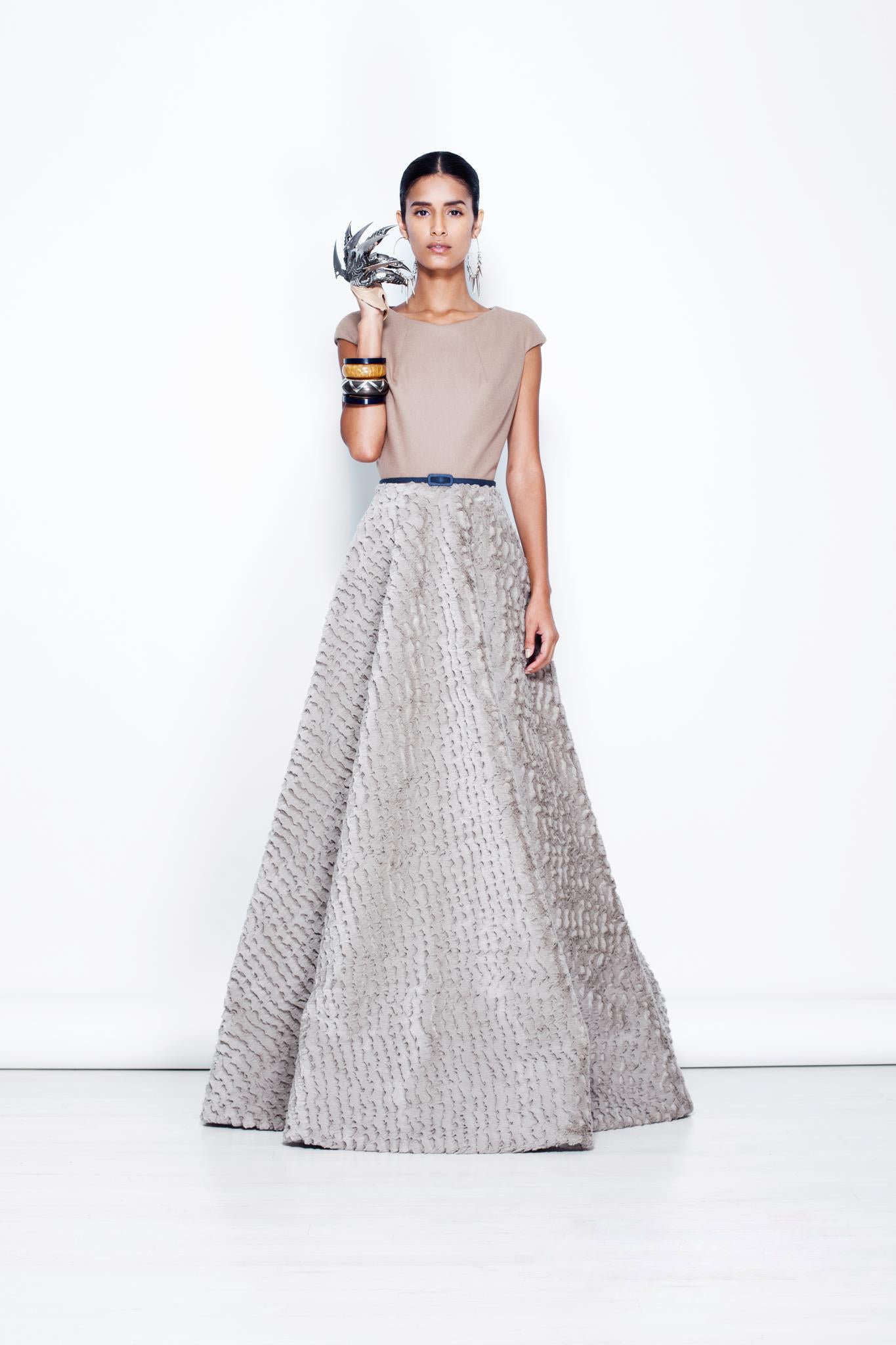 Sustainable Fashion | CELESTINO | Couture | Hudson Valley | Hudson New York | Faux Fur | Wool Camel Hair | Ballgown