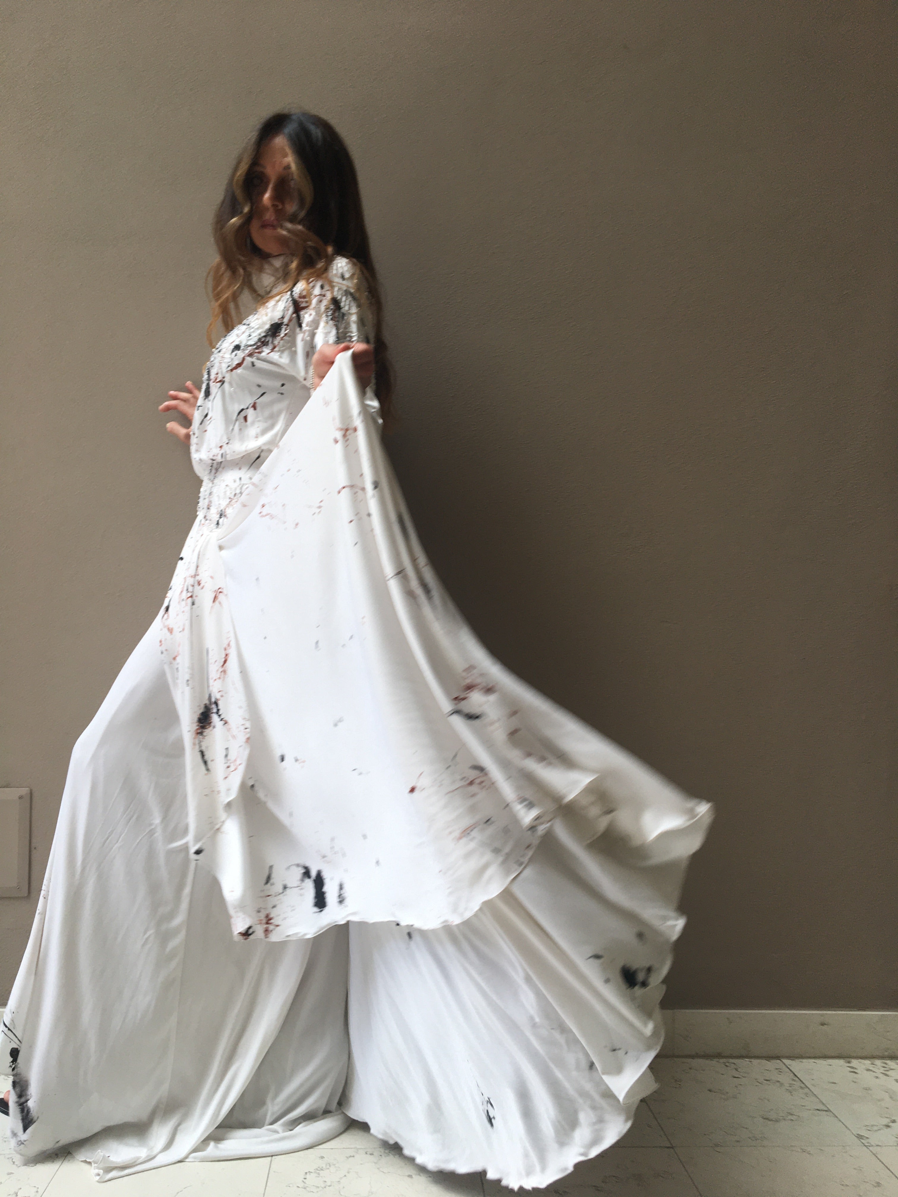 bridal dress loladarling handpainted wedding