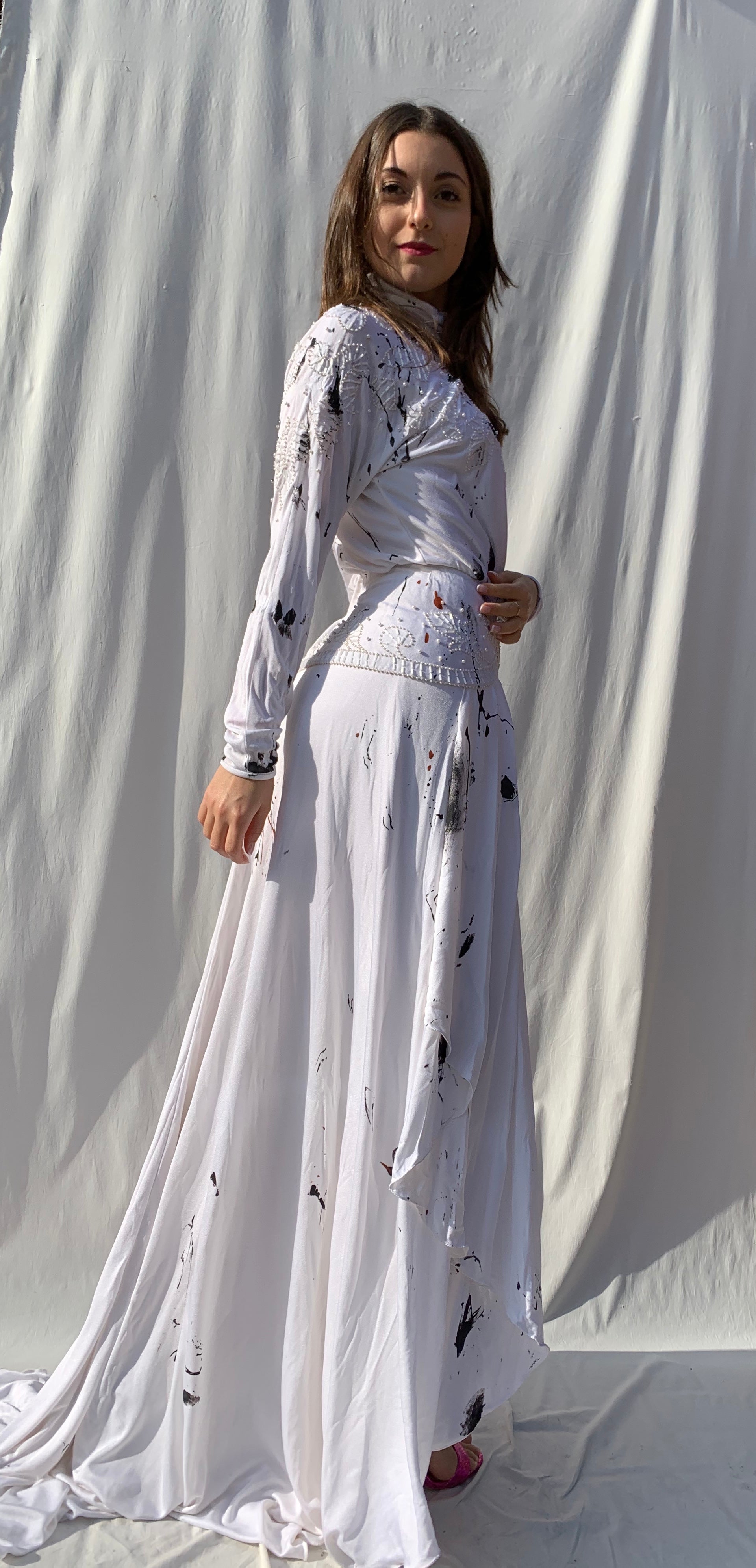long dress Loladarling hand painted