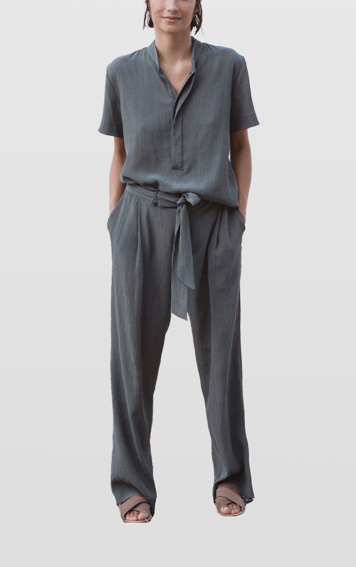 LOKYA NITYA BELT TROUSERS