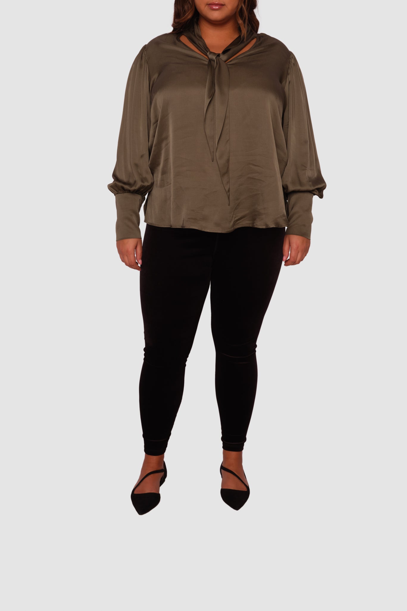 Mia Scarf Neck Blouse