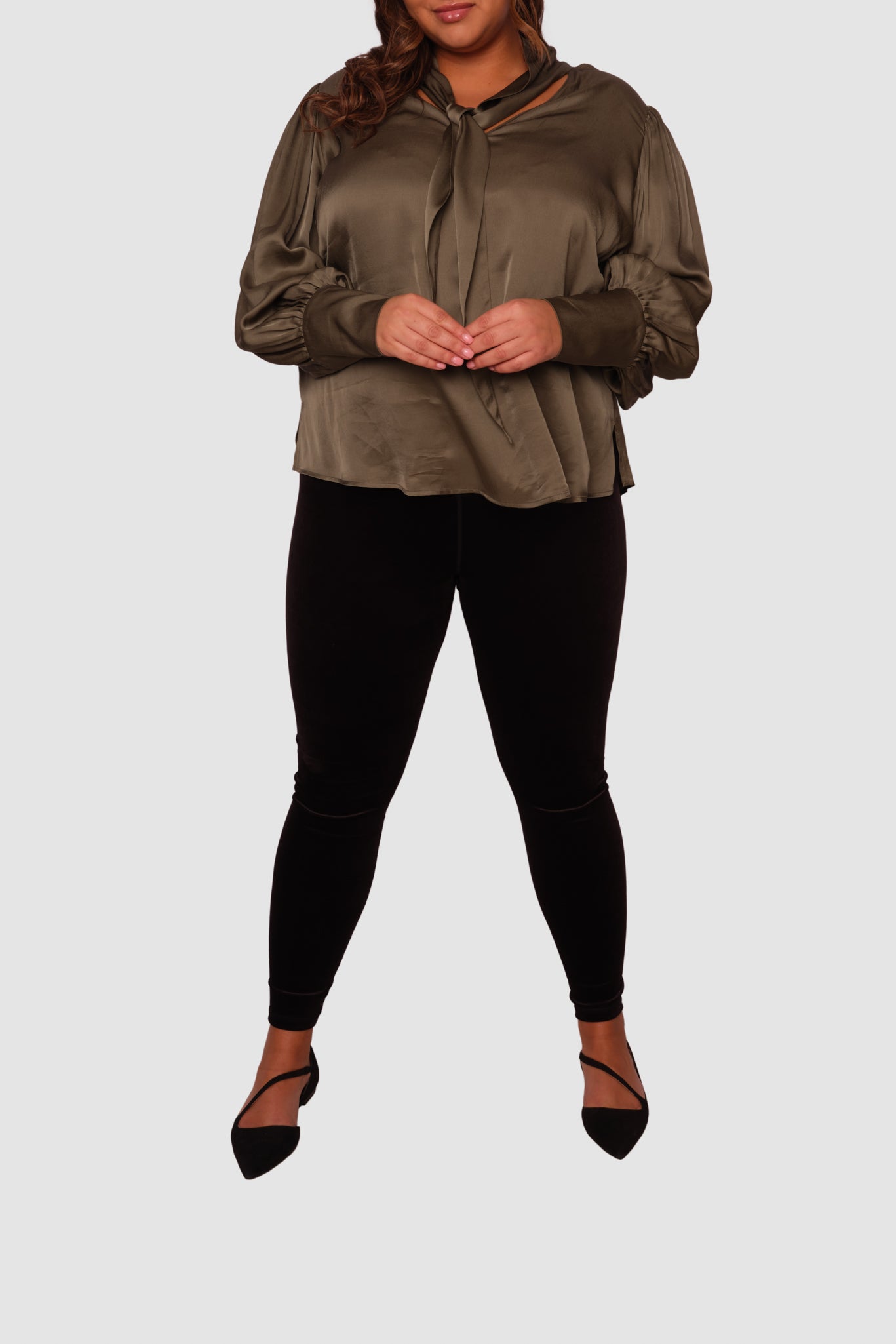 Mia Scarf Neck Blouse