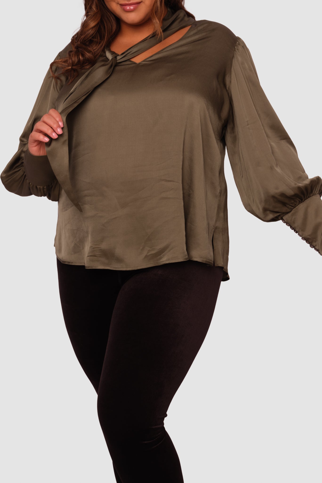 Mia Scarf Neck Blouse