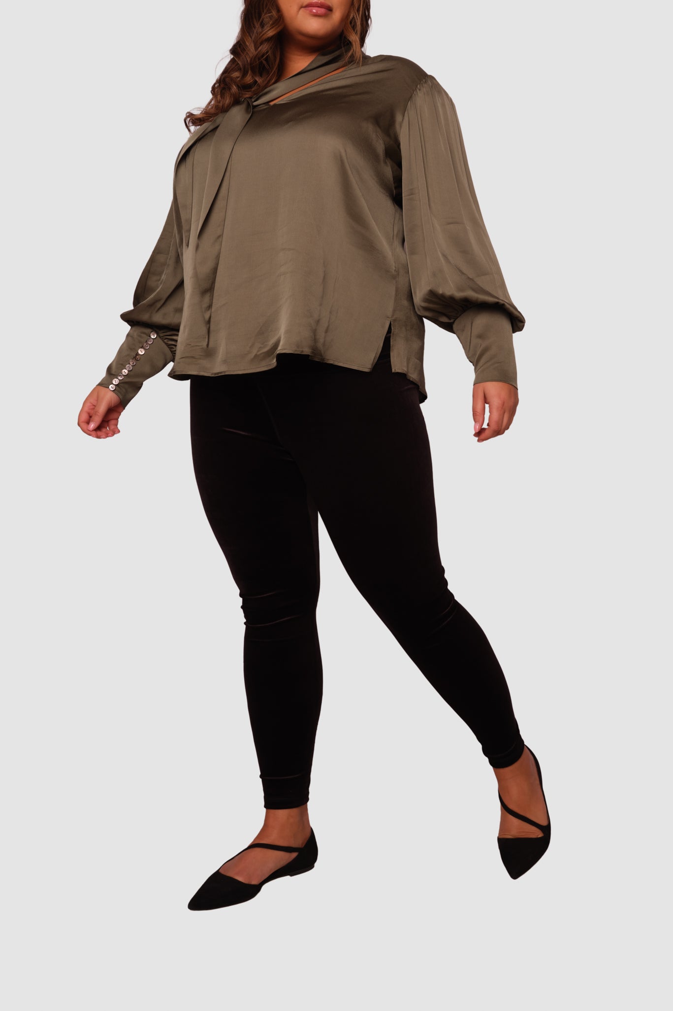 Mia Scarf Neck Blouse