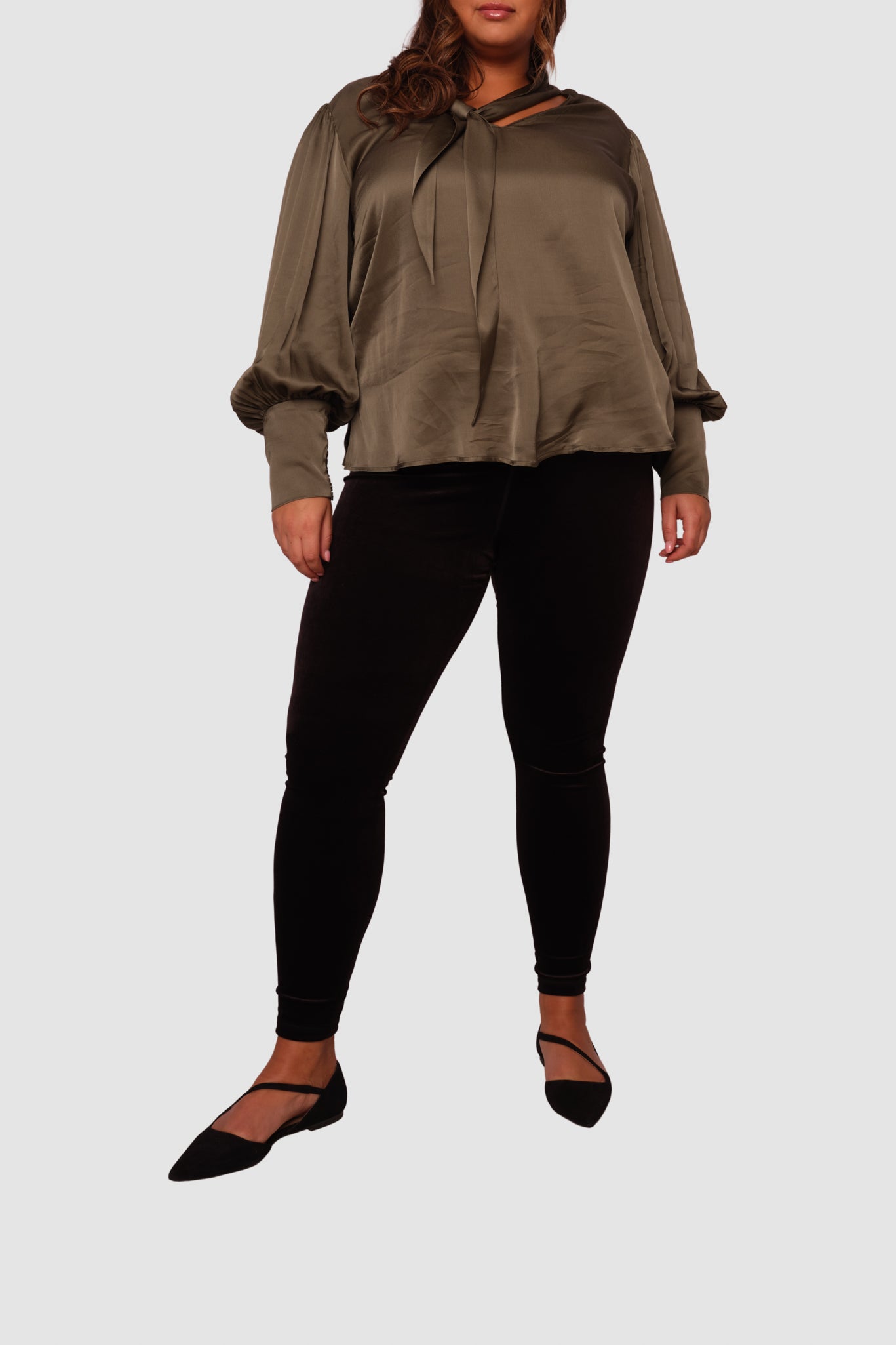 Mia Scarf Neck Blouse