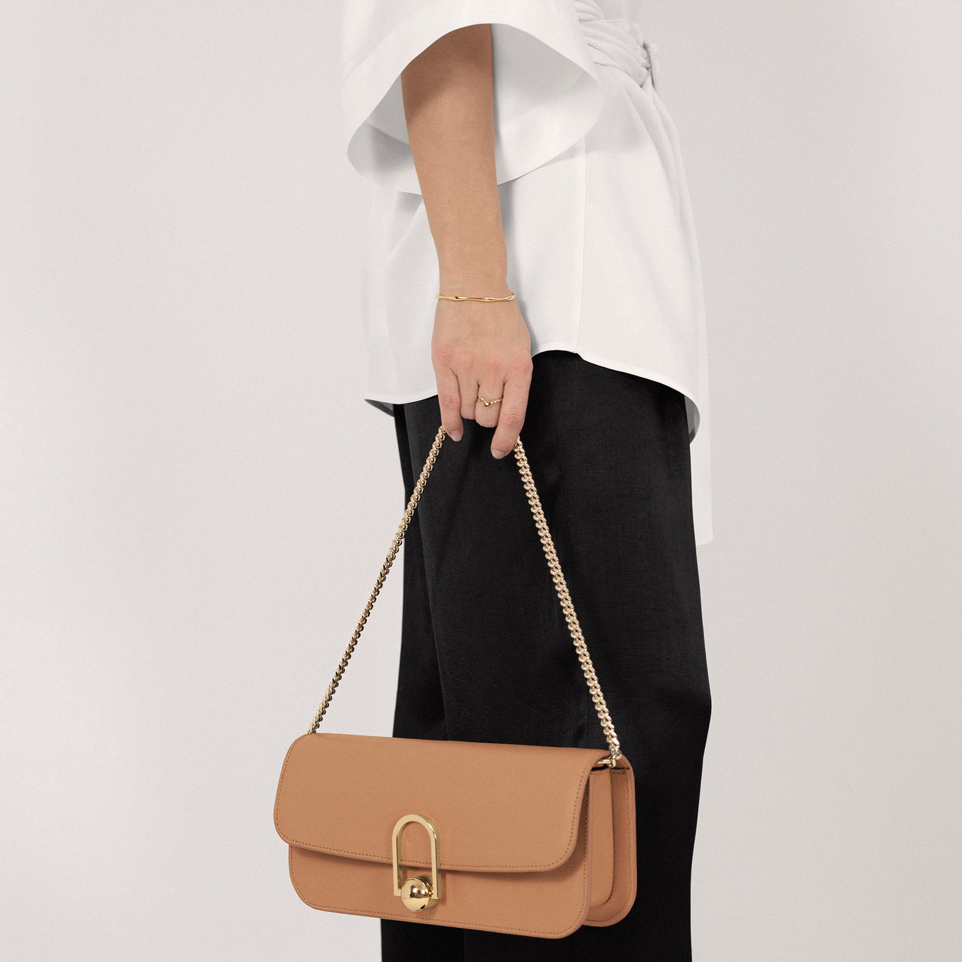 Eon Baguette Chain • Camel