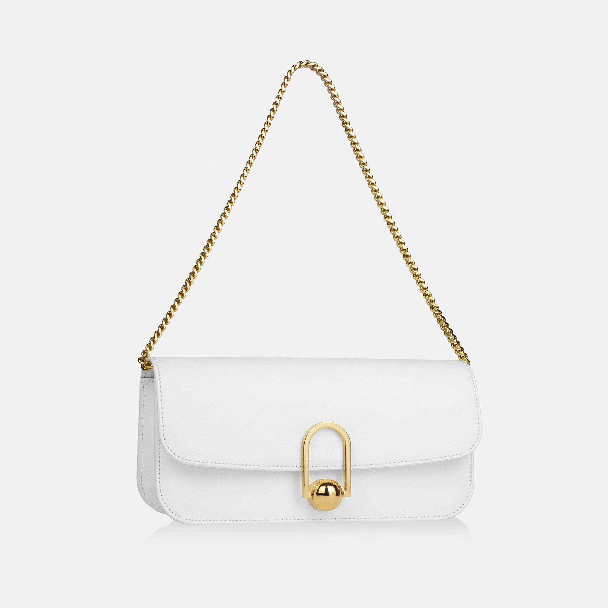 Eon Baguette Chain • White