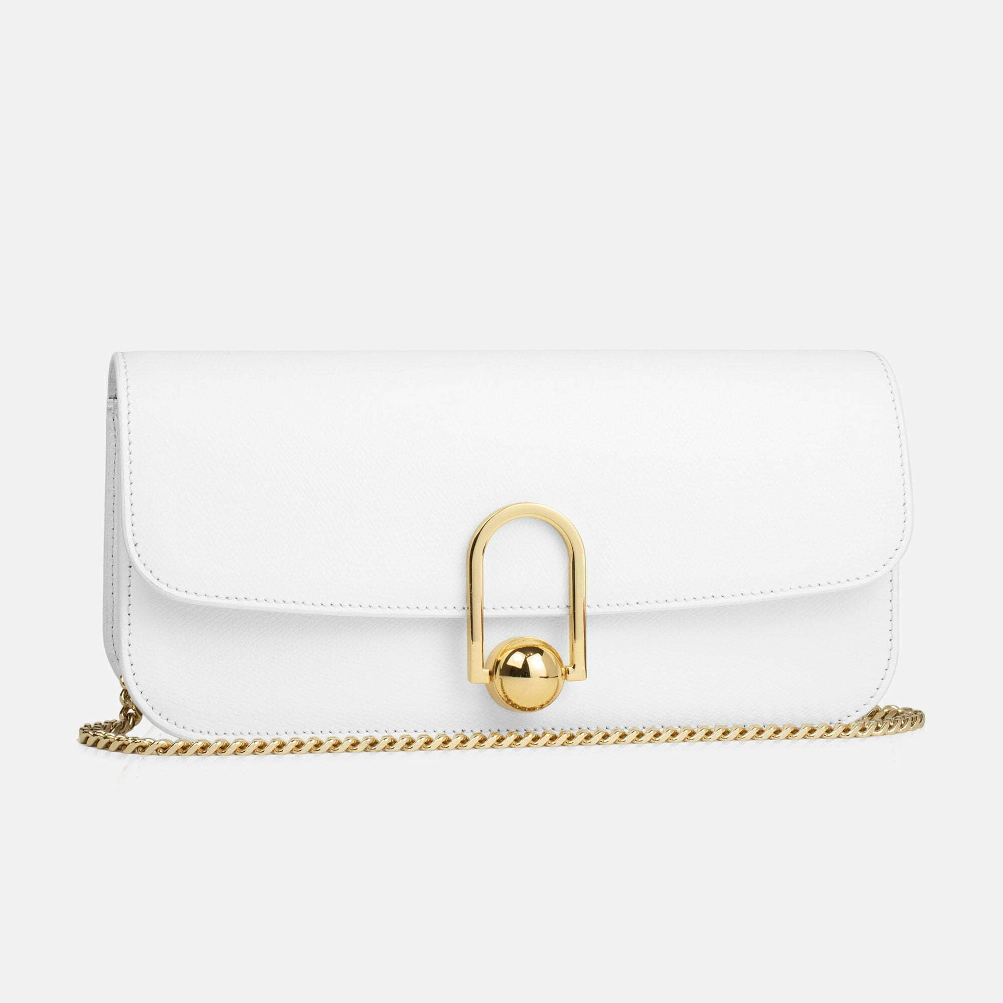 Eon Baguette Chain • White