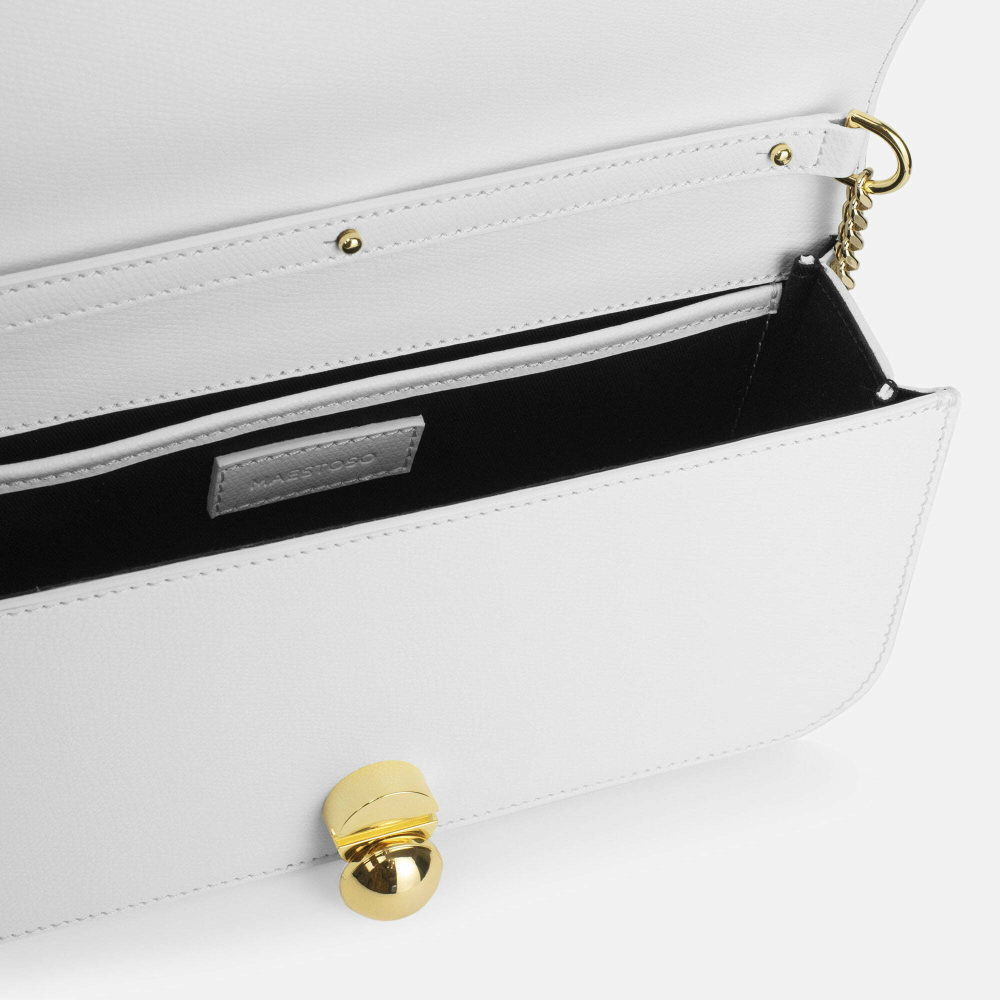 Eon Baguette Chain • White