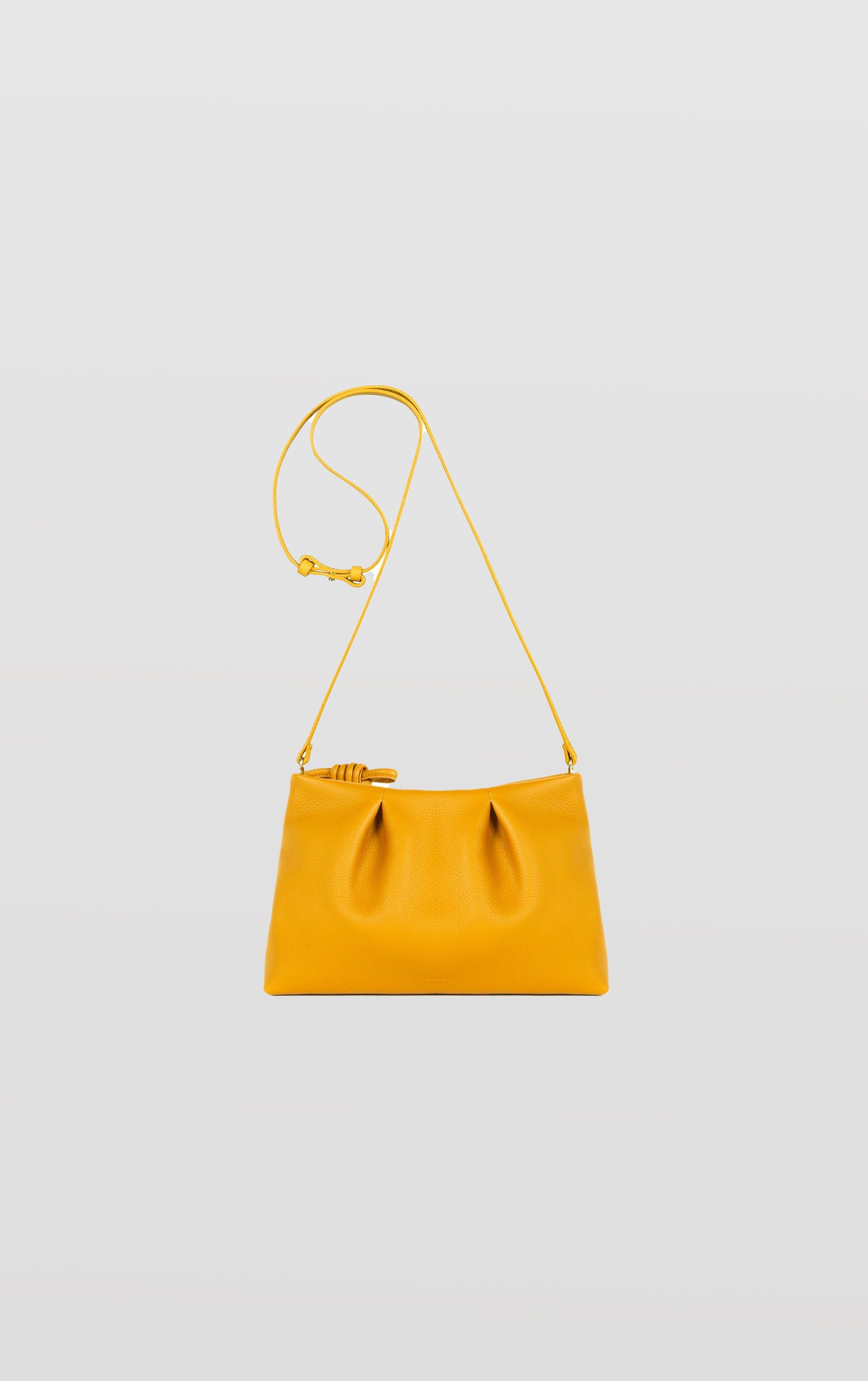 Midi Belgravia Crossbody Bag, Mustard