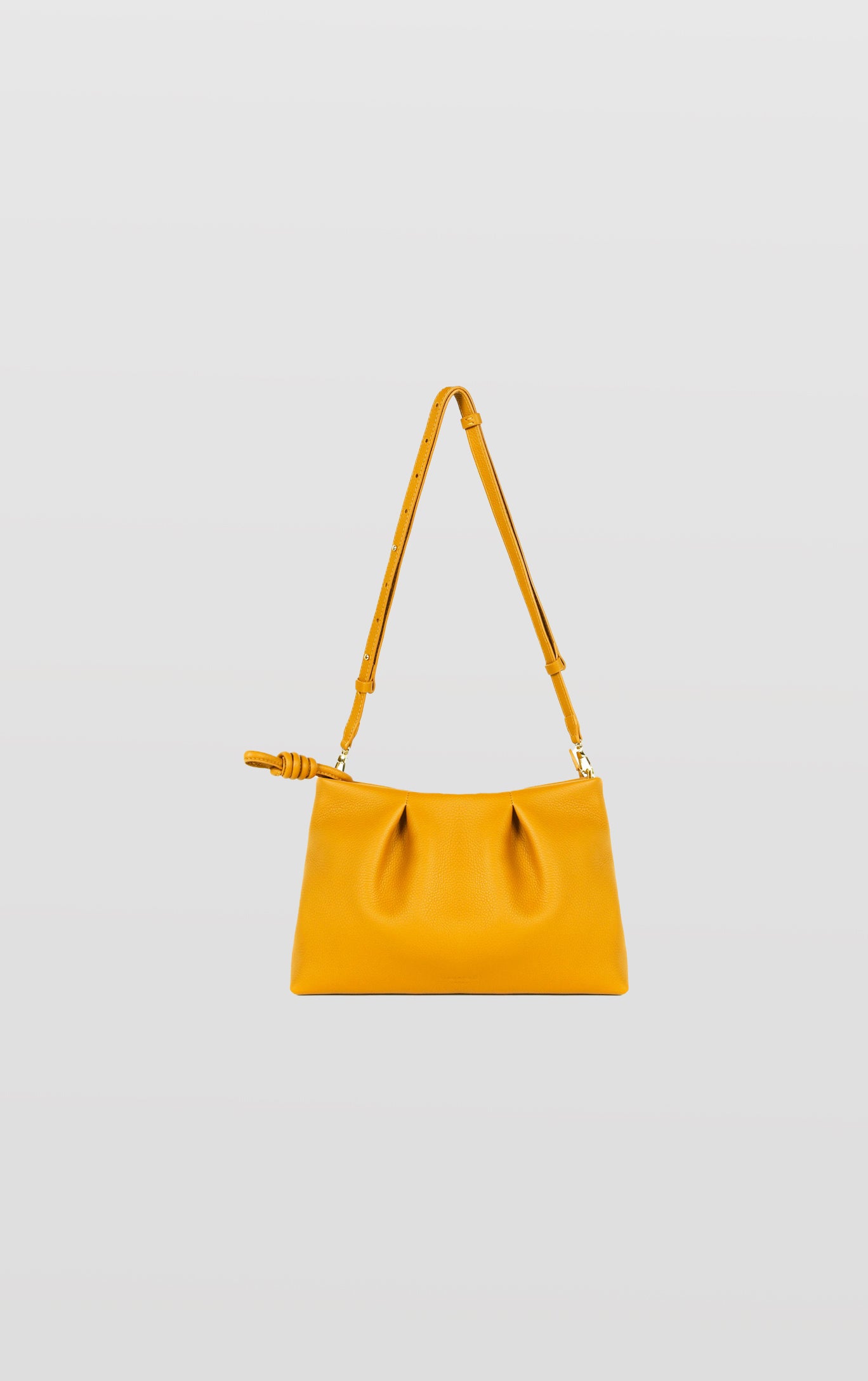 Midi Belgravia Crossbody Bag, Mustard