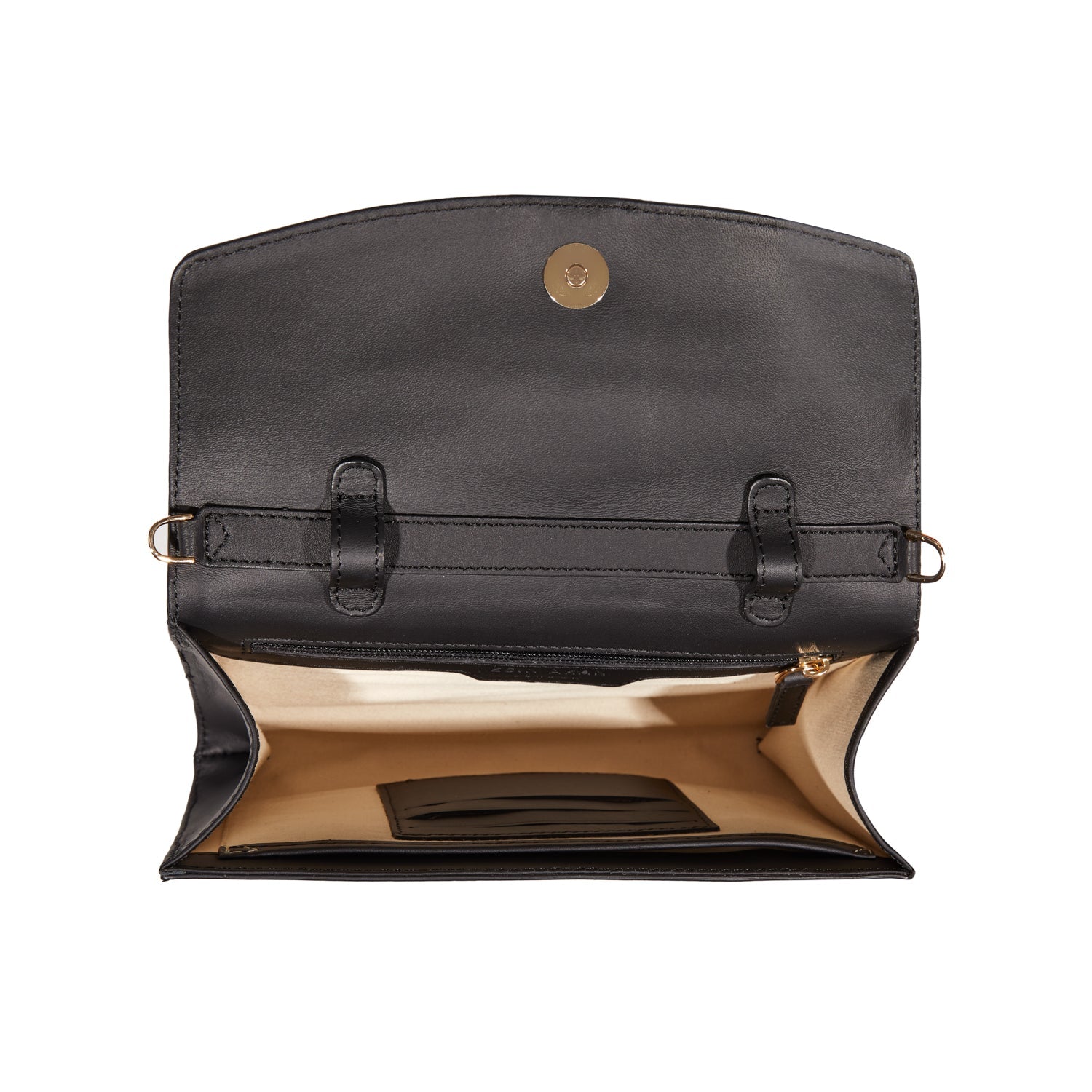 Midi Marylebone, Black Clutch Bag