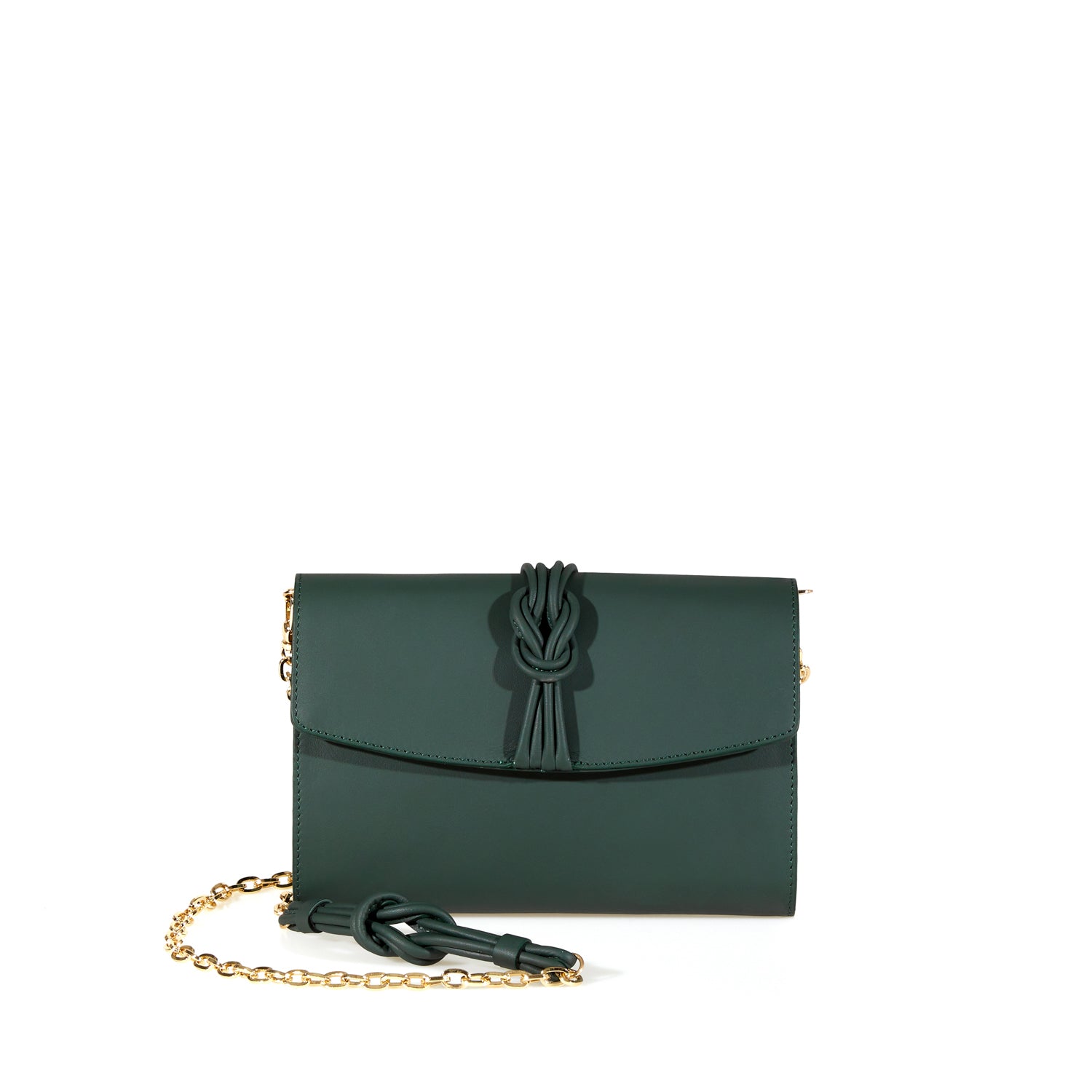 Midi Marylebone, Teal Green Clutch Bag