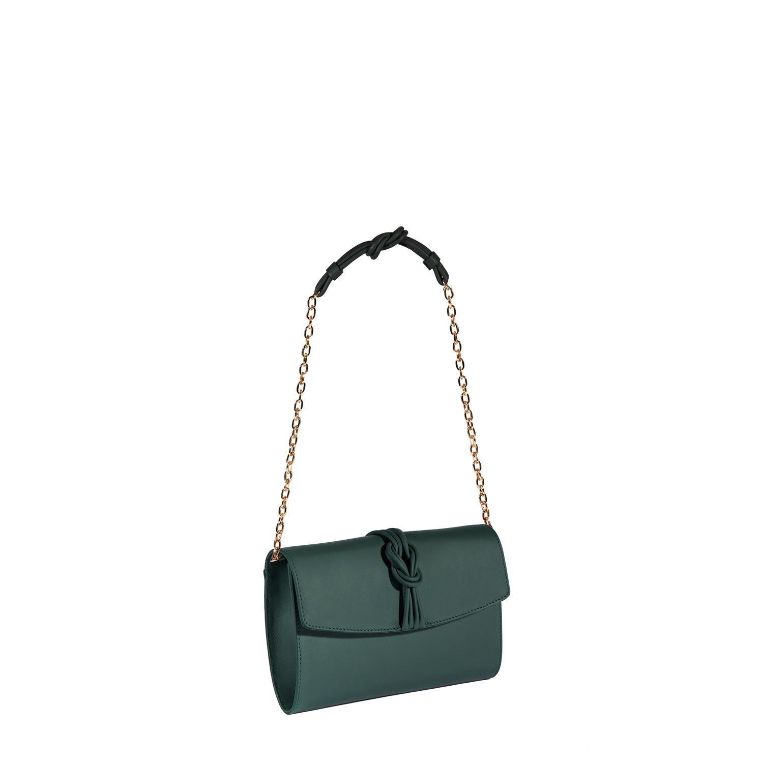 Midi Marylebone, Teal Green Clutch Bag