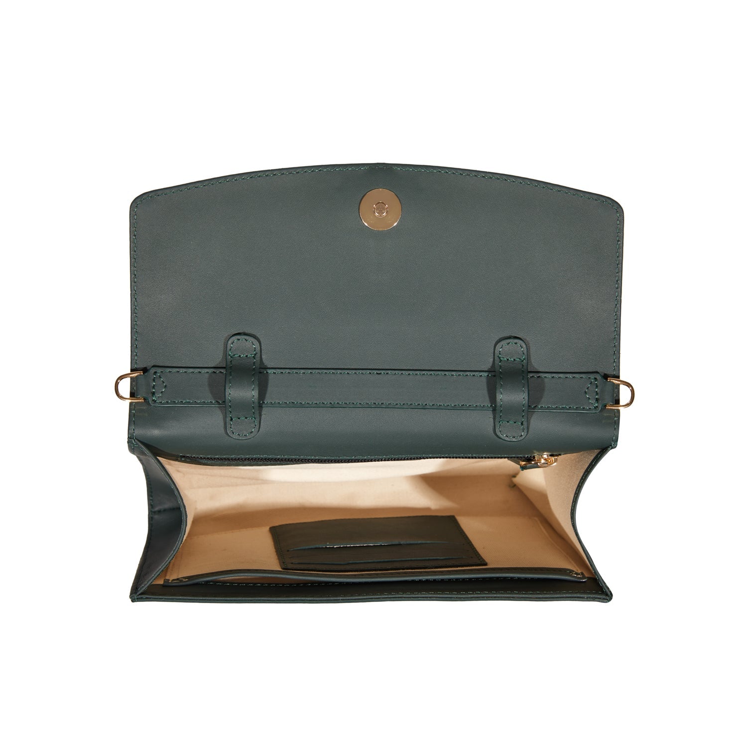 Midi Marylebone, Teal Green Clutch Bag