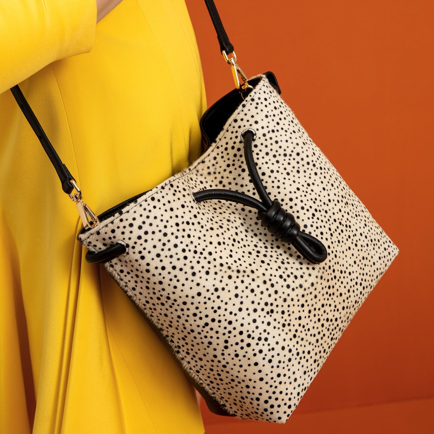 Midi Richmond Bucket Bag, Cheetah