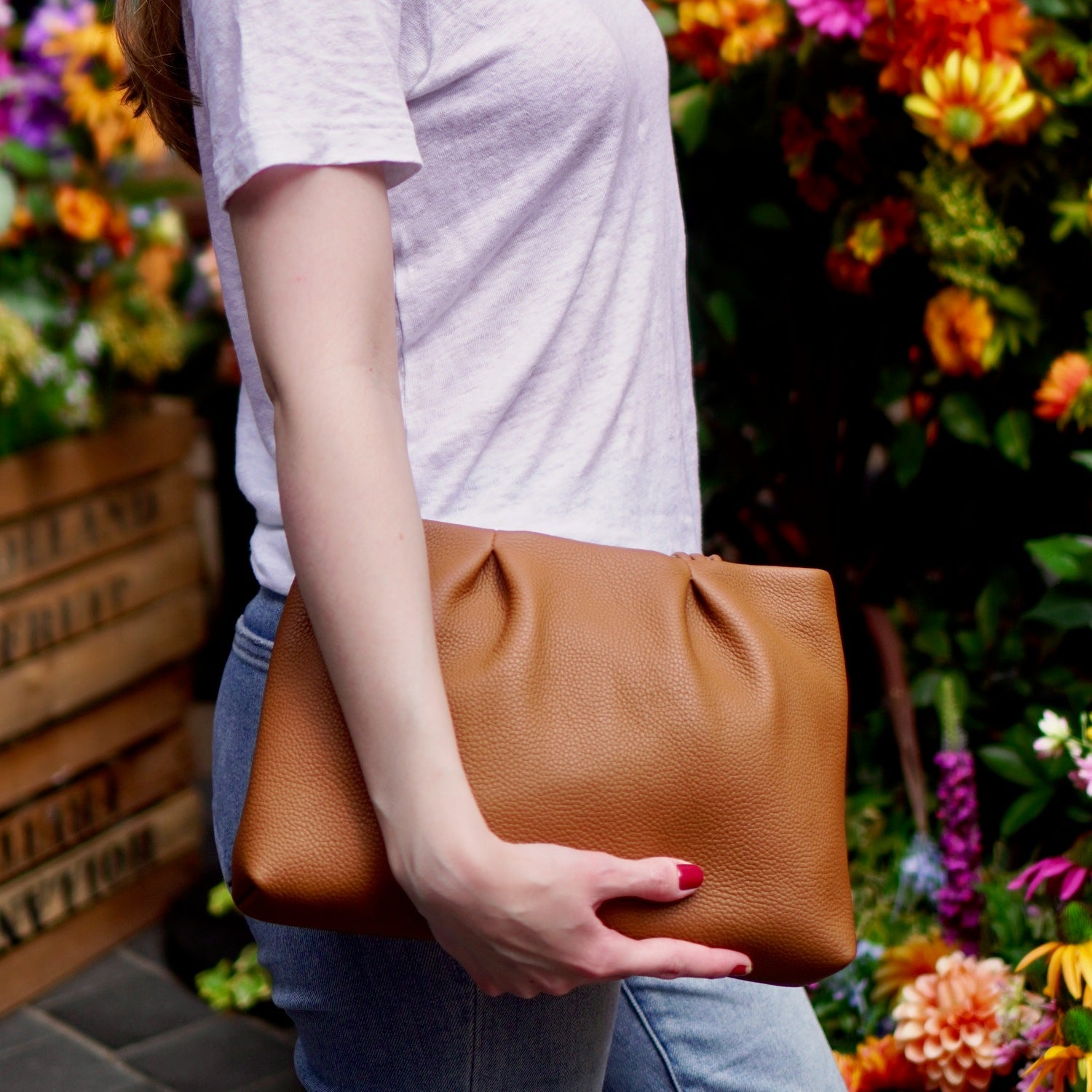Midi Belgravia Crossbody Bag, Tan