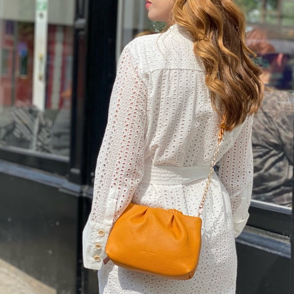 Mini Belgravia, Mustard Small Crossbody Bag