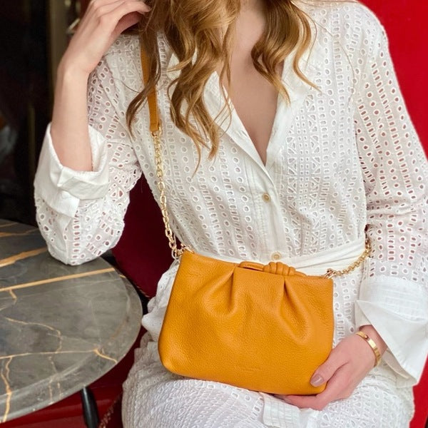 Mini Belgravia, Mustard Small Crossbody Bag