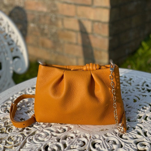 Mini Belgravia, Mustard Small Crossbody Bag