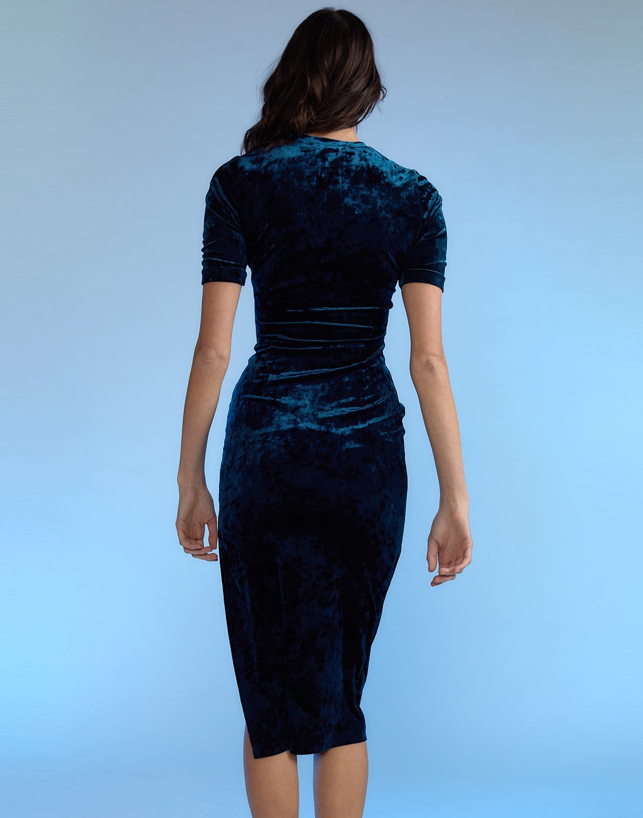 Crushed Velvet Dress