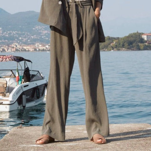 LOKYA NITYA BELT TROUSERS