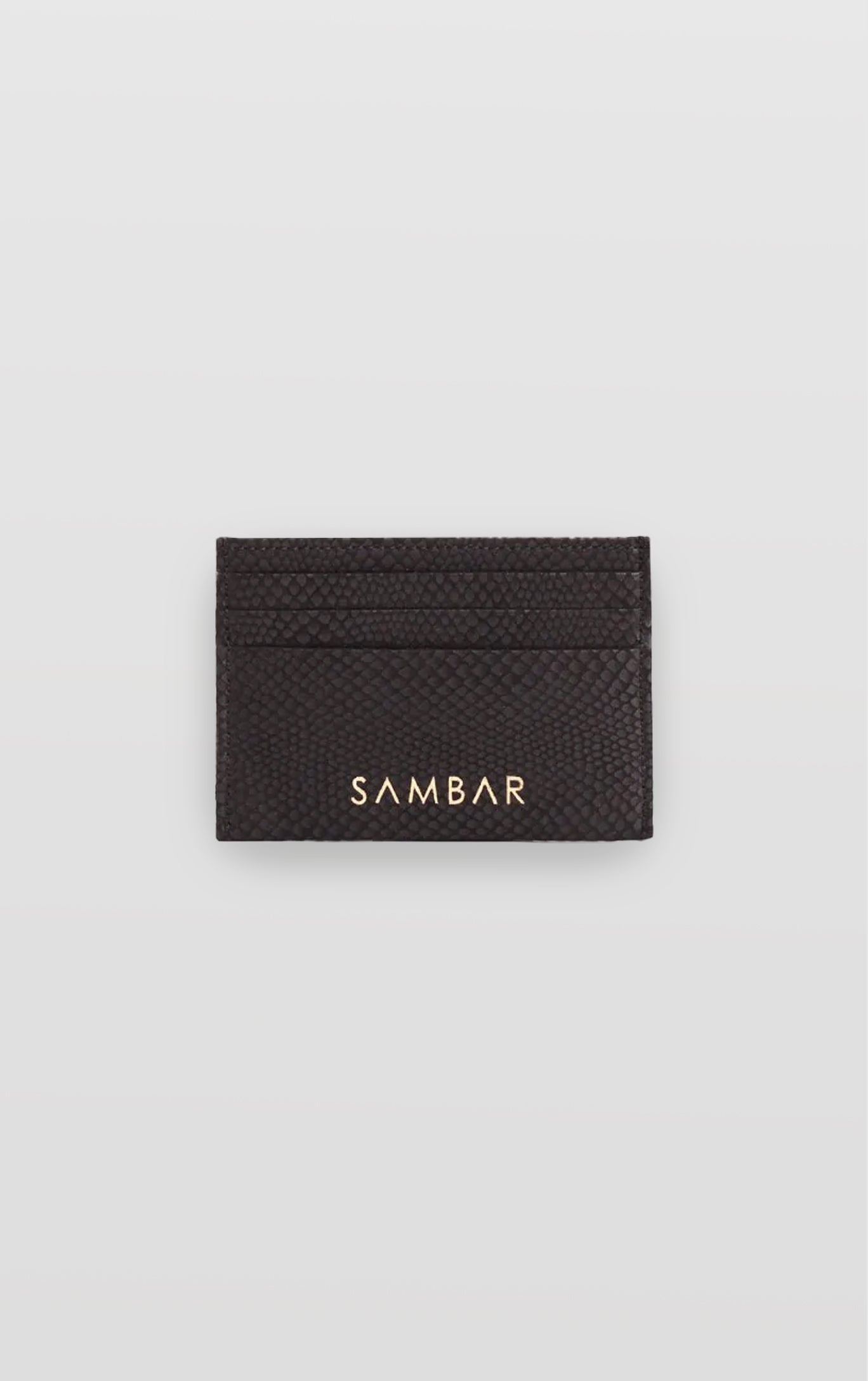 Roe Mini Cardholder - Soft Black