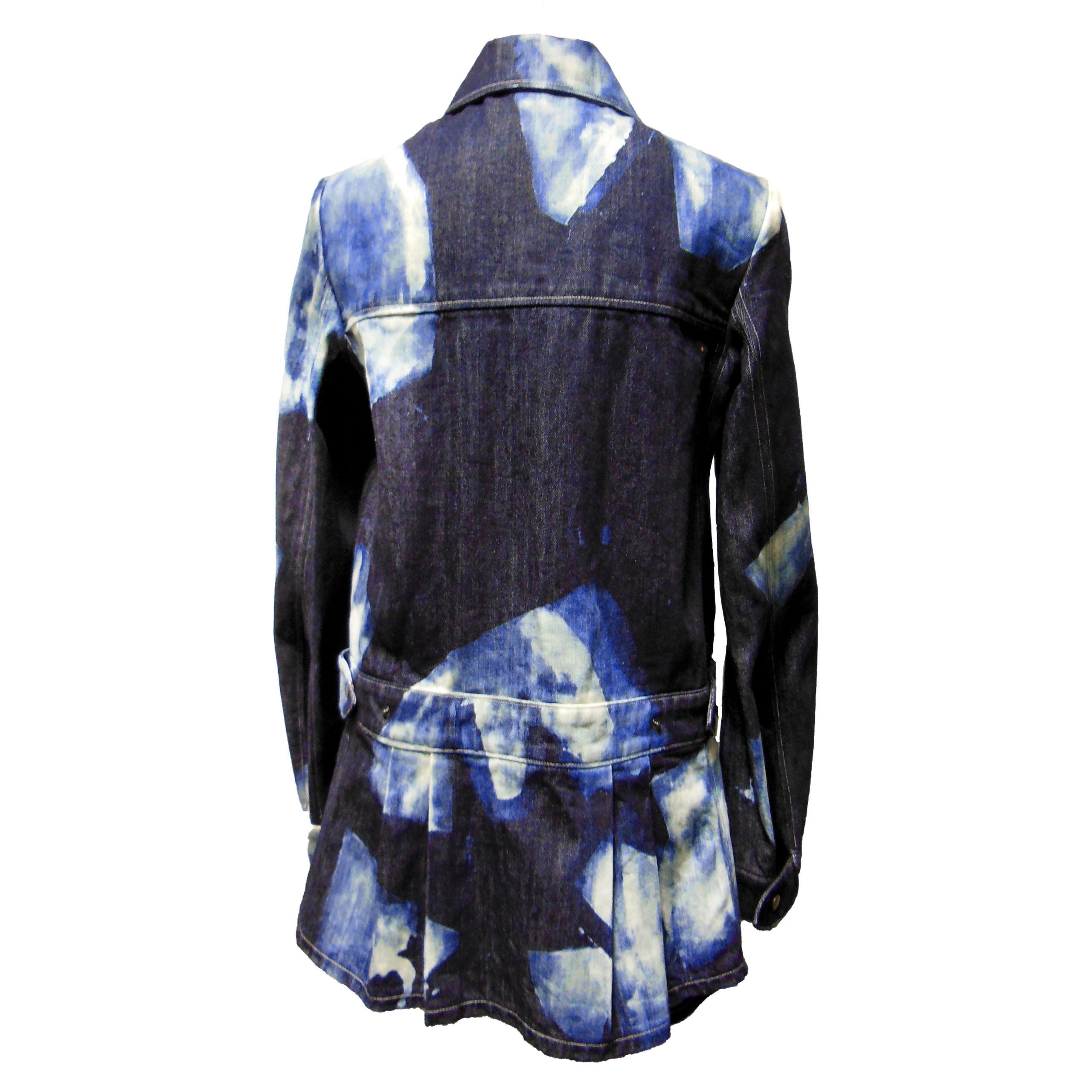 Valentina Hand Bleached Denim Jacket