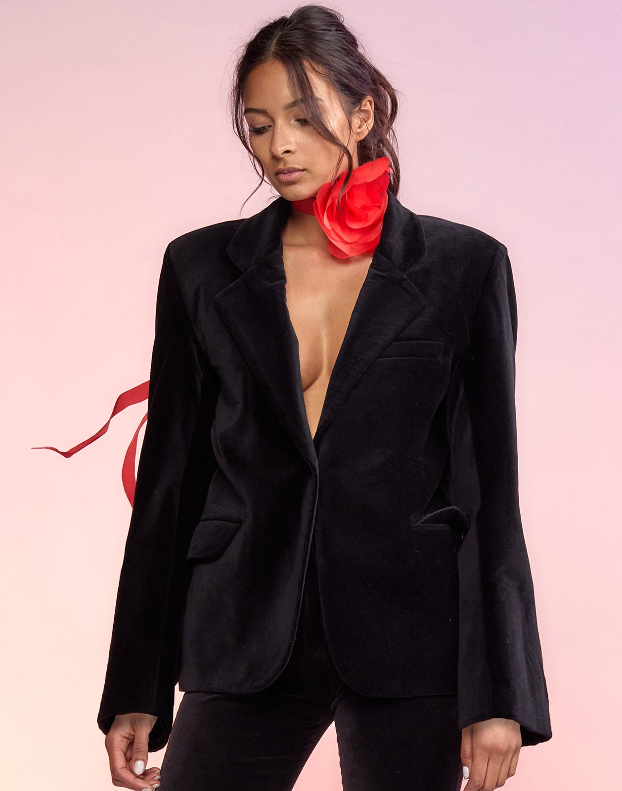 Velvet Blazer