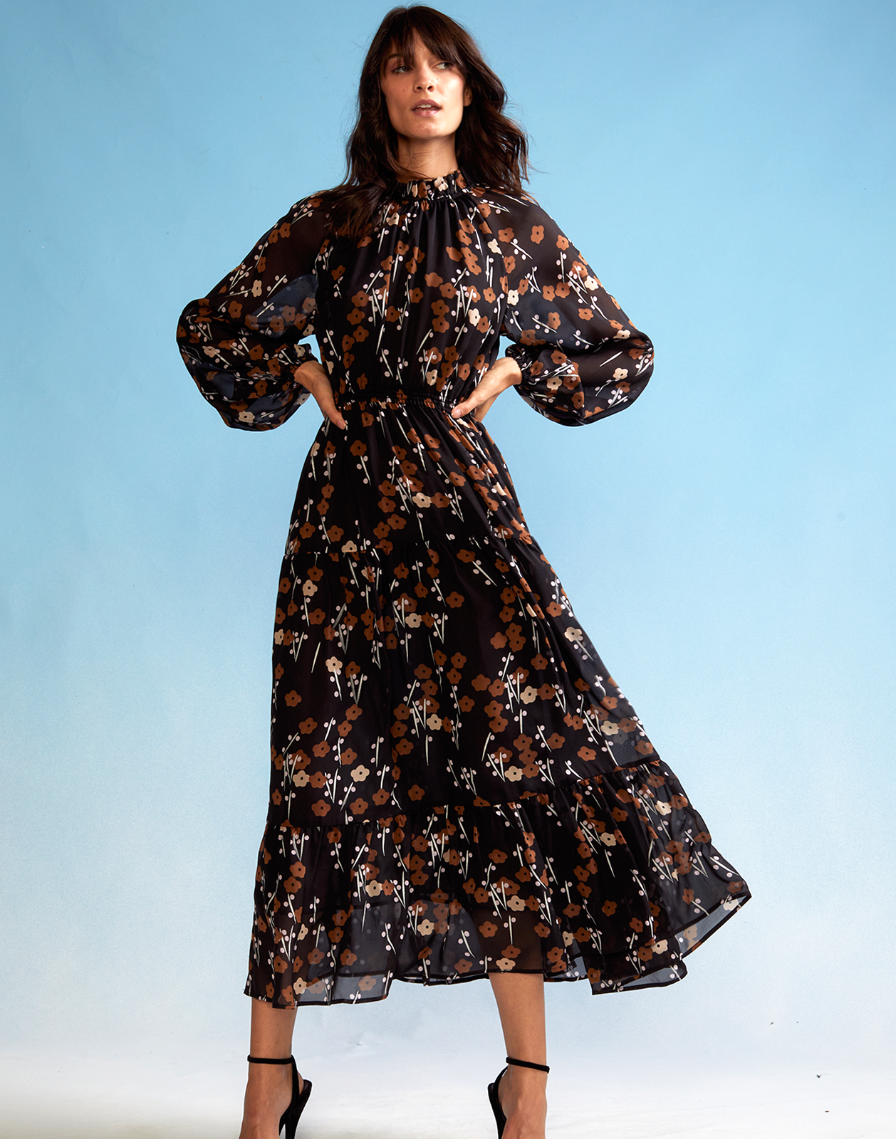 Blossom Silk Dress